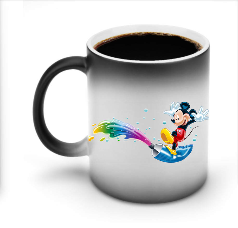 ミッキーマウス Mickey Mouse 温度変色マグカップ
