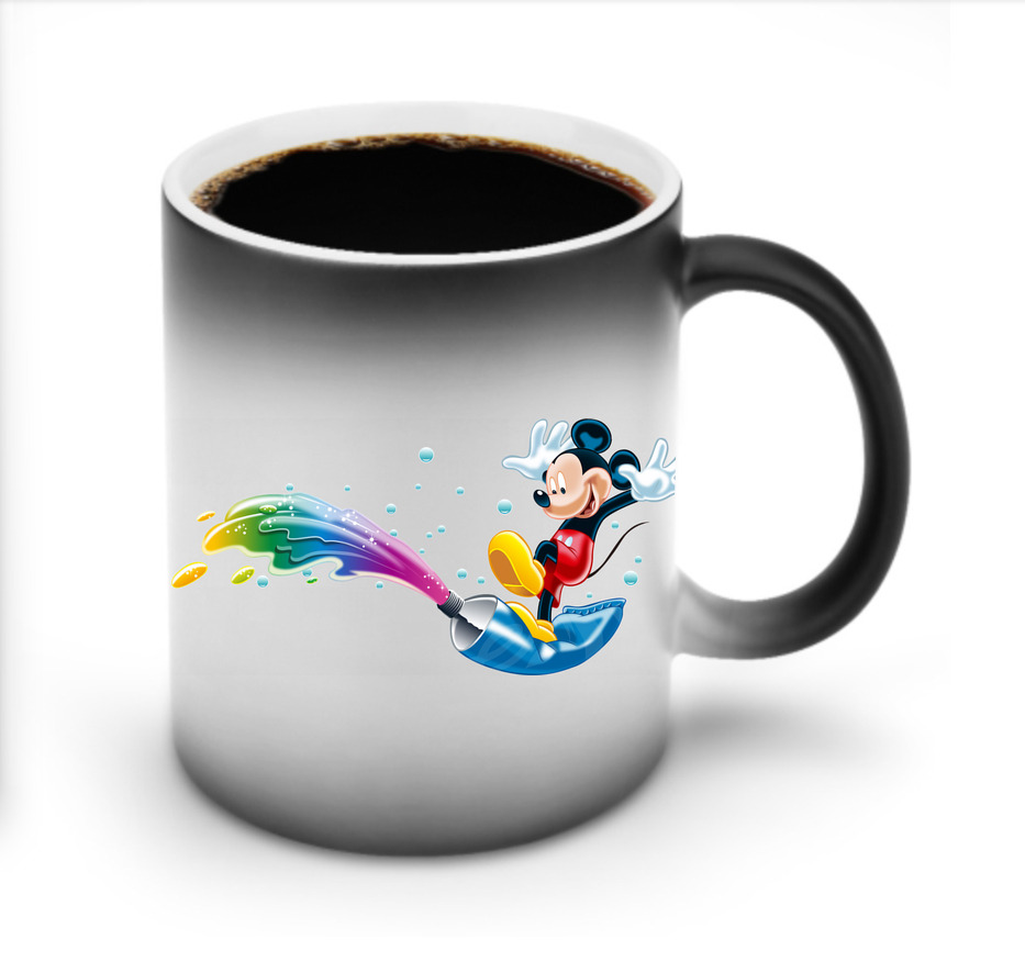 ミッキーマウス Mickey Mouse 温度変色マグカップ