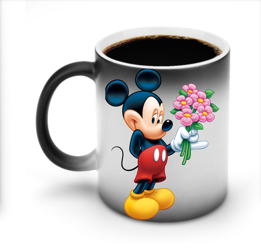 ミッキーマウス Mickey Mouse 温度変色マグカップ