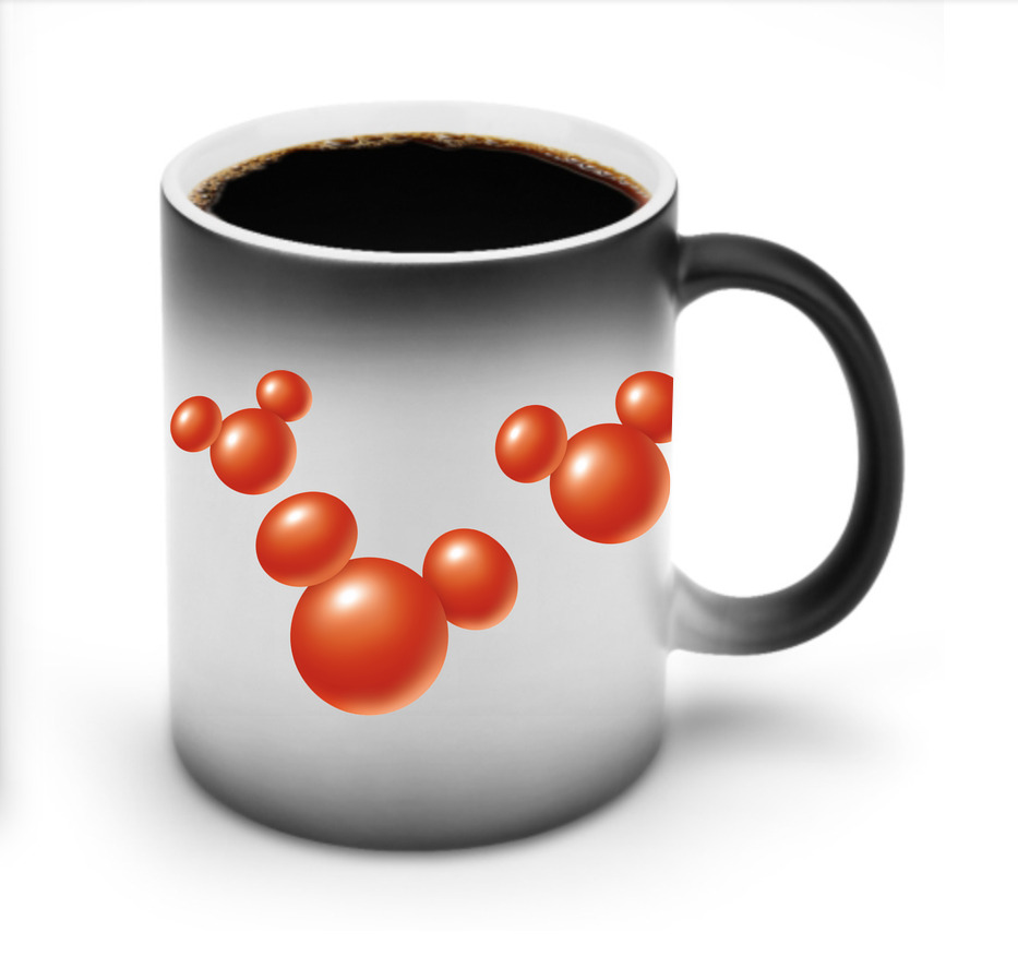 ミッキーマウス Mickey Mouse 温度変色マグカップ