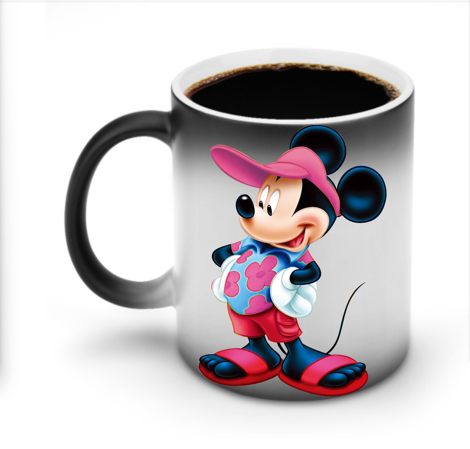 ミッキーマウス Mickey Mouse 温度変色マグカップ