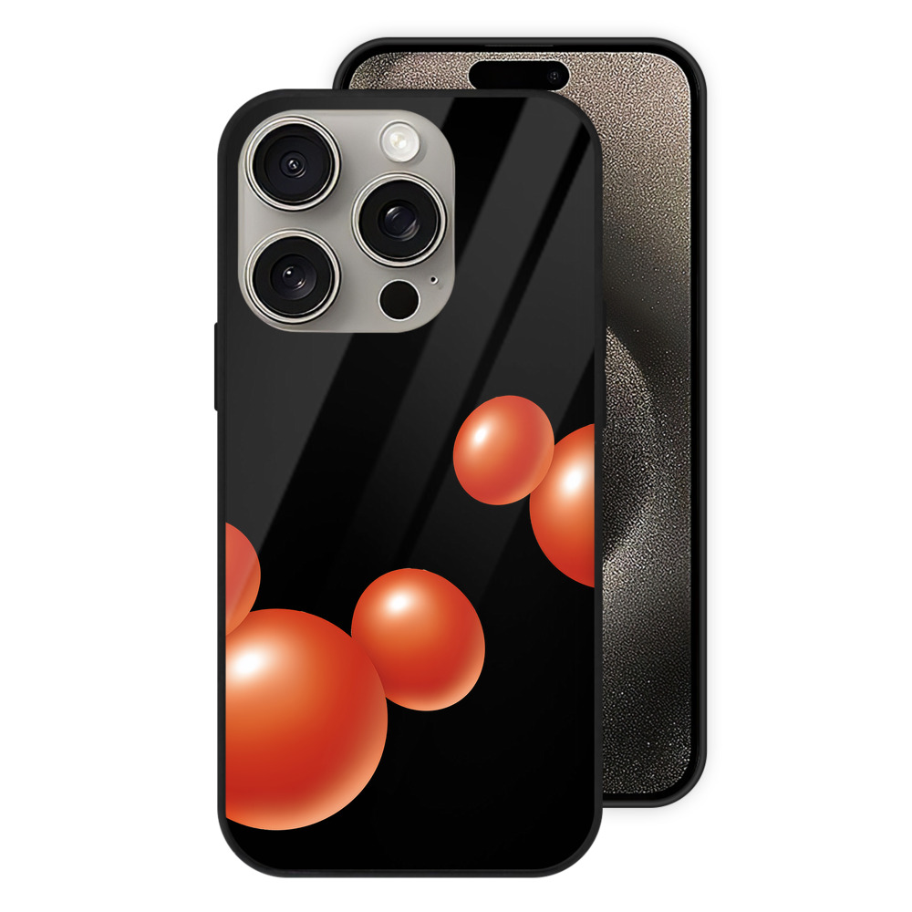 （画像用） ミッキーマウス Mickey Mouse 【iPhone15Pro対応】スマホケース 耐衝撃＆黄変防止 背面ガラス