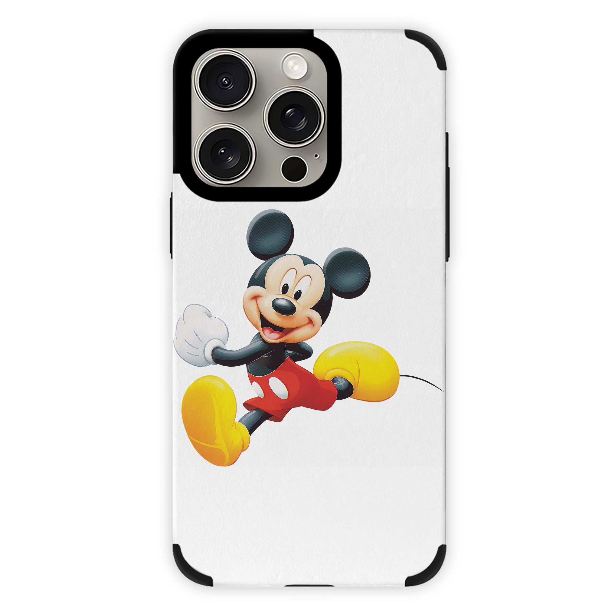 （画像用） ミッキーマウス Mickey Mouse 【iPhone15ProMax対応】 PUレザー スマホケース 耐衝撃＆黄変防止