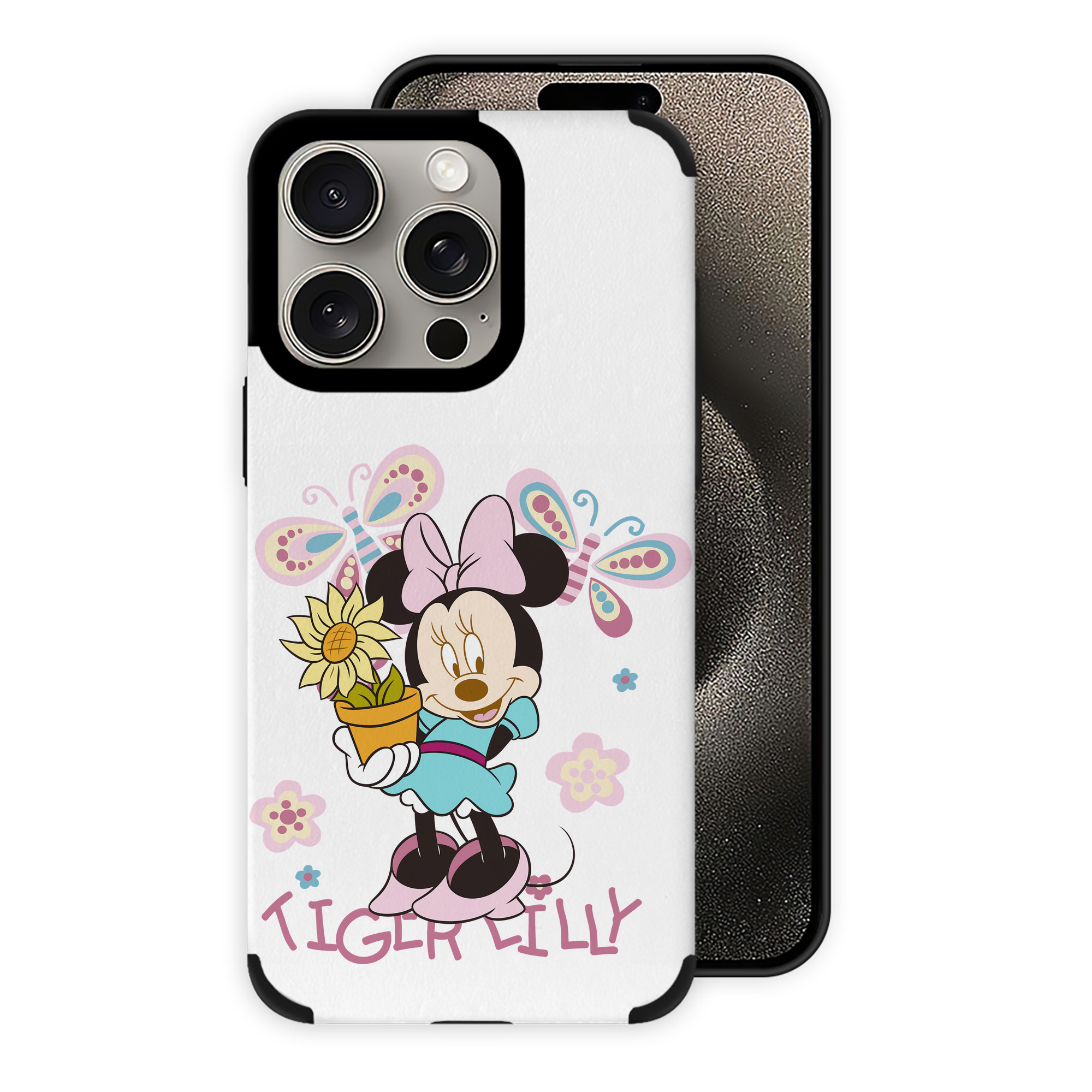 （画像用） ミッキーマウス Mickey Mouse 【iPhone15ProMax対応】 PUレザー スマホケース 耐衝撃＆黄変防止