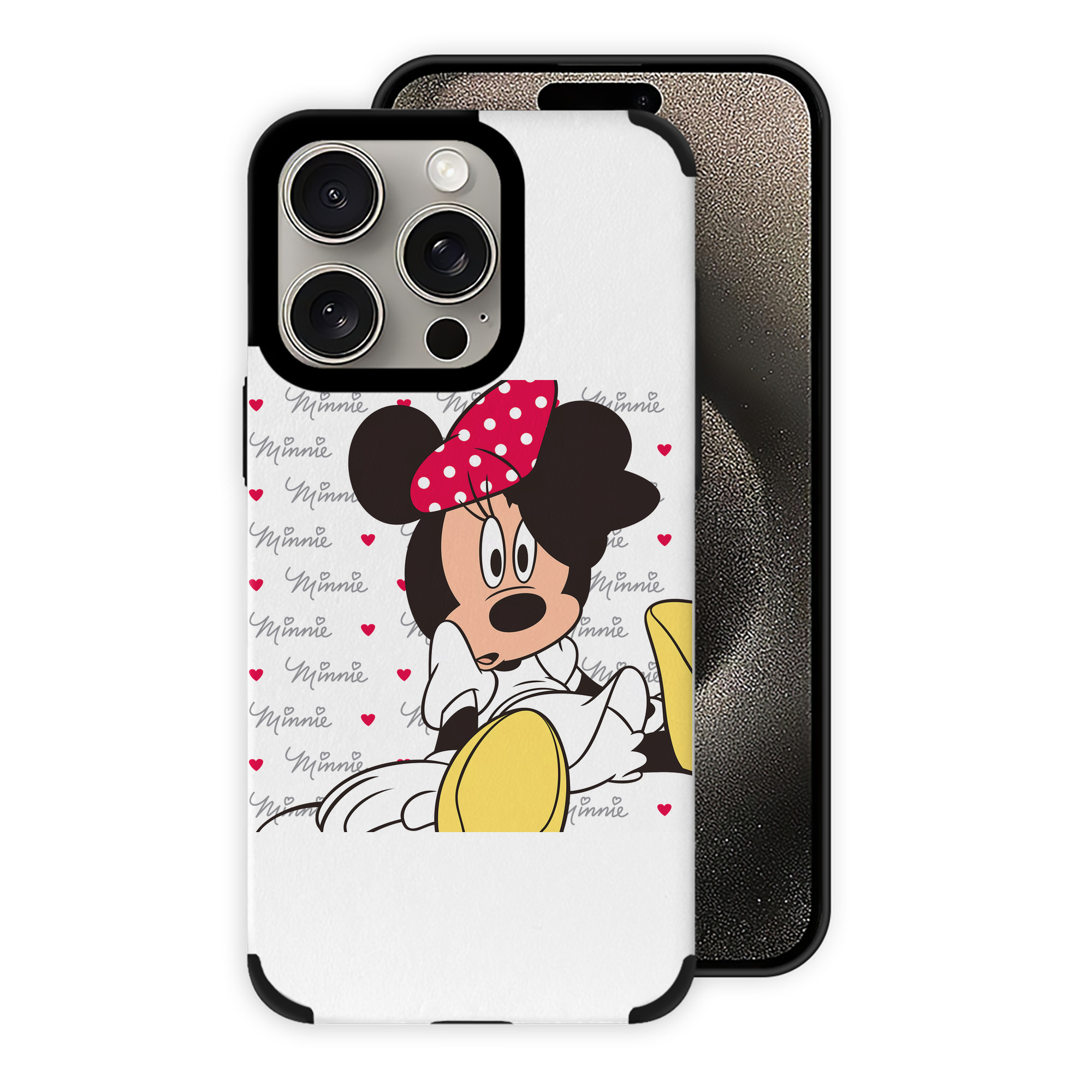 （画像用） ミッキーマウス Mickey Mouse 【iPhone15ProMax対応】 PUレザー スマホケース 耐衝撃＆黄変防止