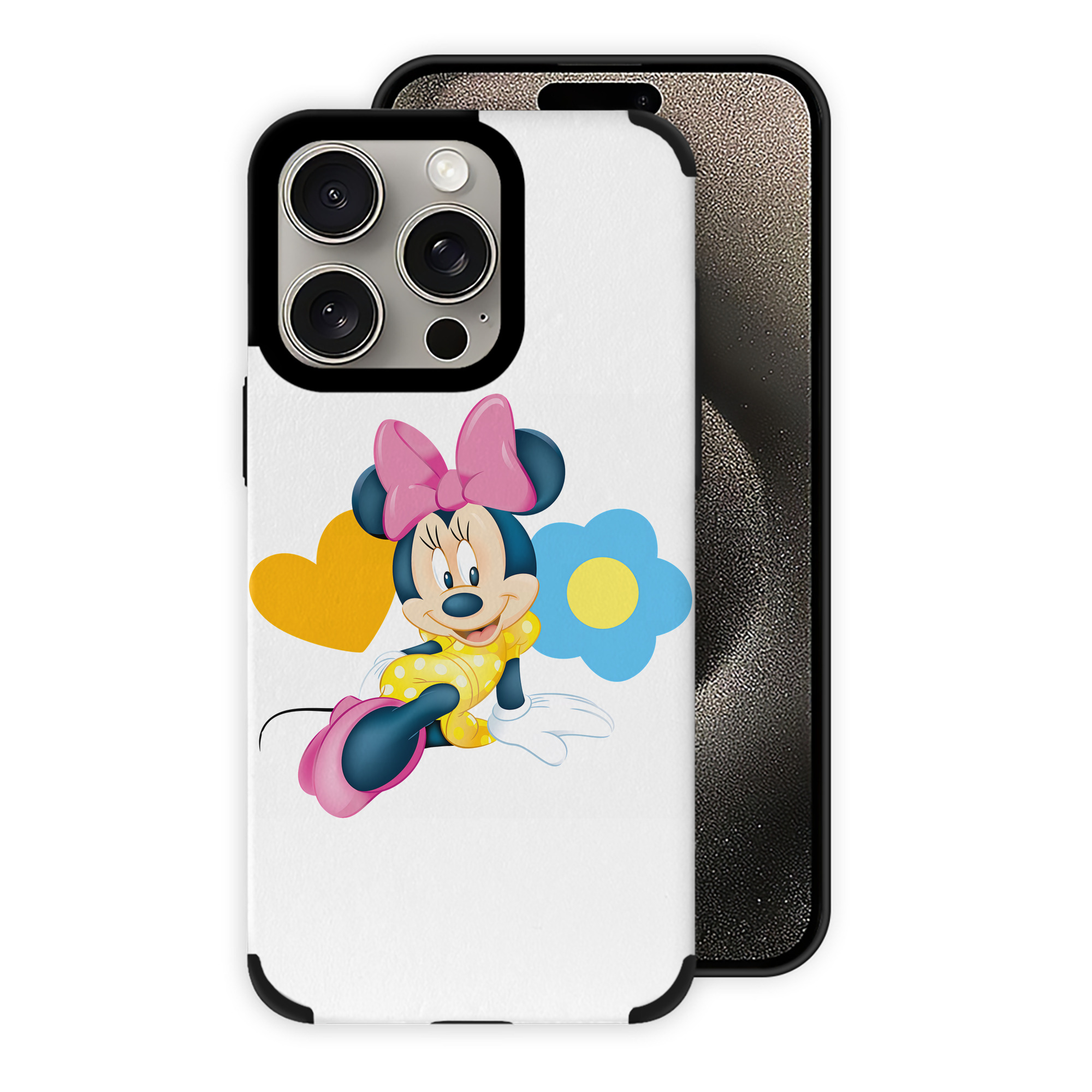 （画像用） ミッキーマウス Mickey Mouse 【iPhone15ProMax対応】 PUレザー スマホケース 耐衝撃＆黄変防止