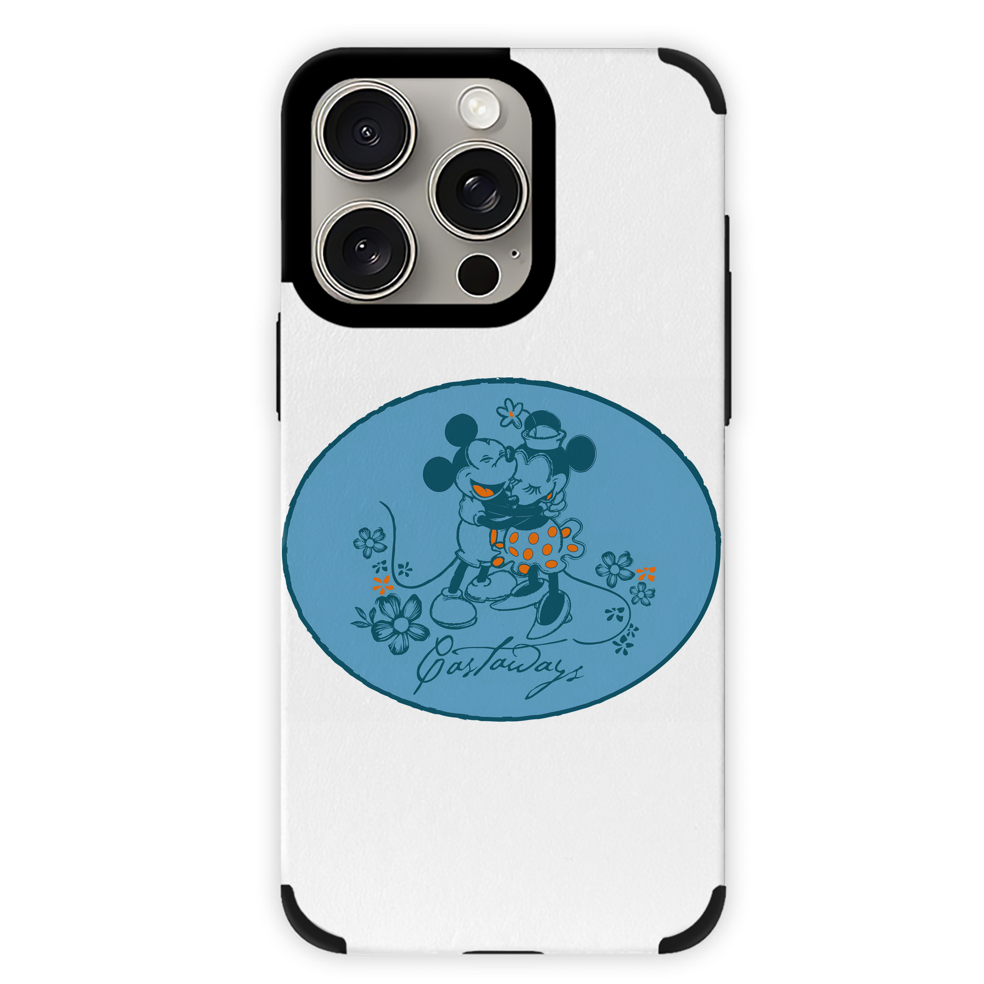 （画像用） ミッキーマウス Mickey Mouse 【iPhone15ProMax対応】 PUレザー スマホケース 耐衝撃＆黄変防止