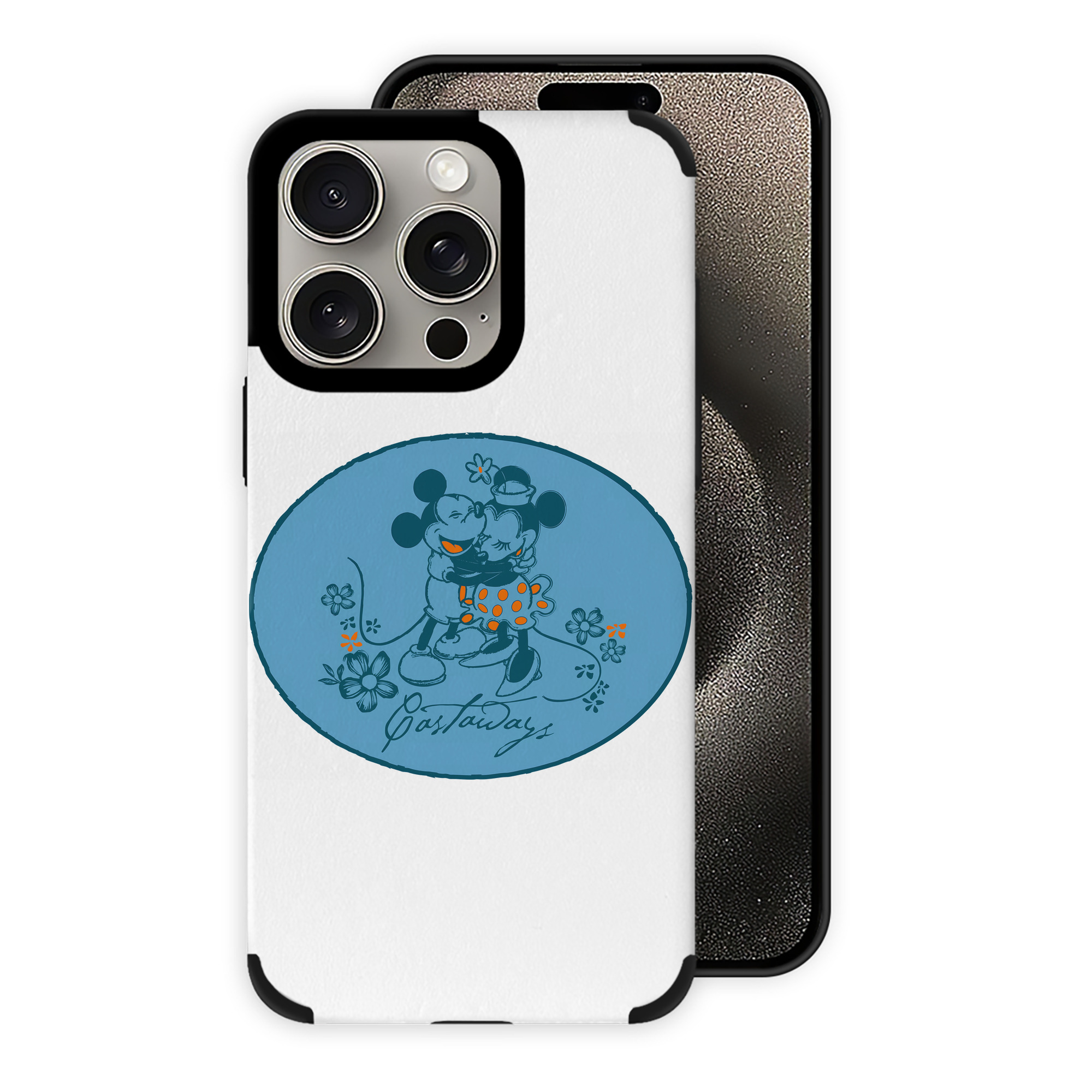 （画像用） ミッキーマウス Mickey Mouse 【iPhone15ProMax対応】 PUレザー スマホケース 耐衝撃＆黄変防止