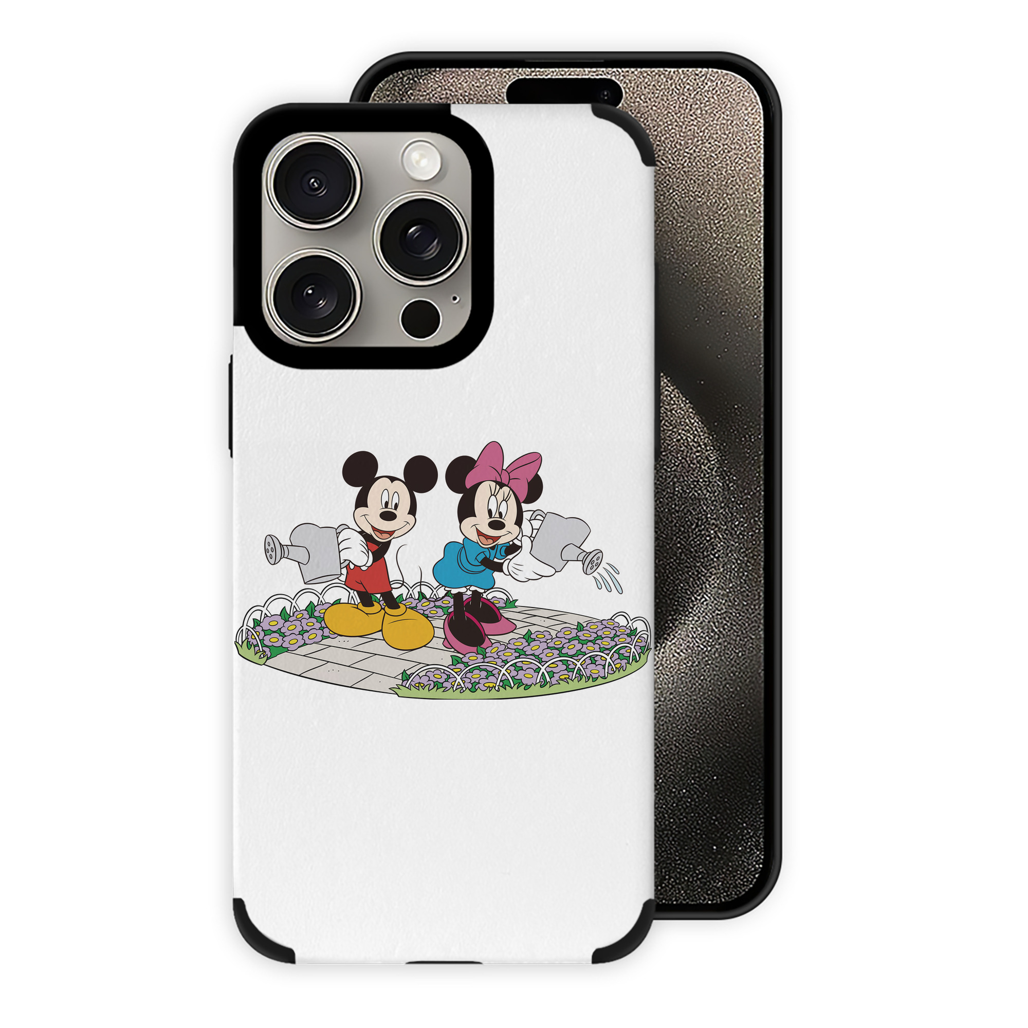 （画像用） ミッキーマウス Mickey Mouse 【iPhone15ProMax対応】 PUレザー スマホケース 耐衝撃＆黄変防止