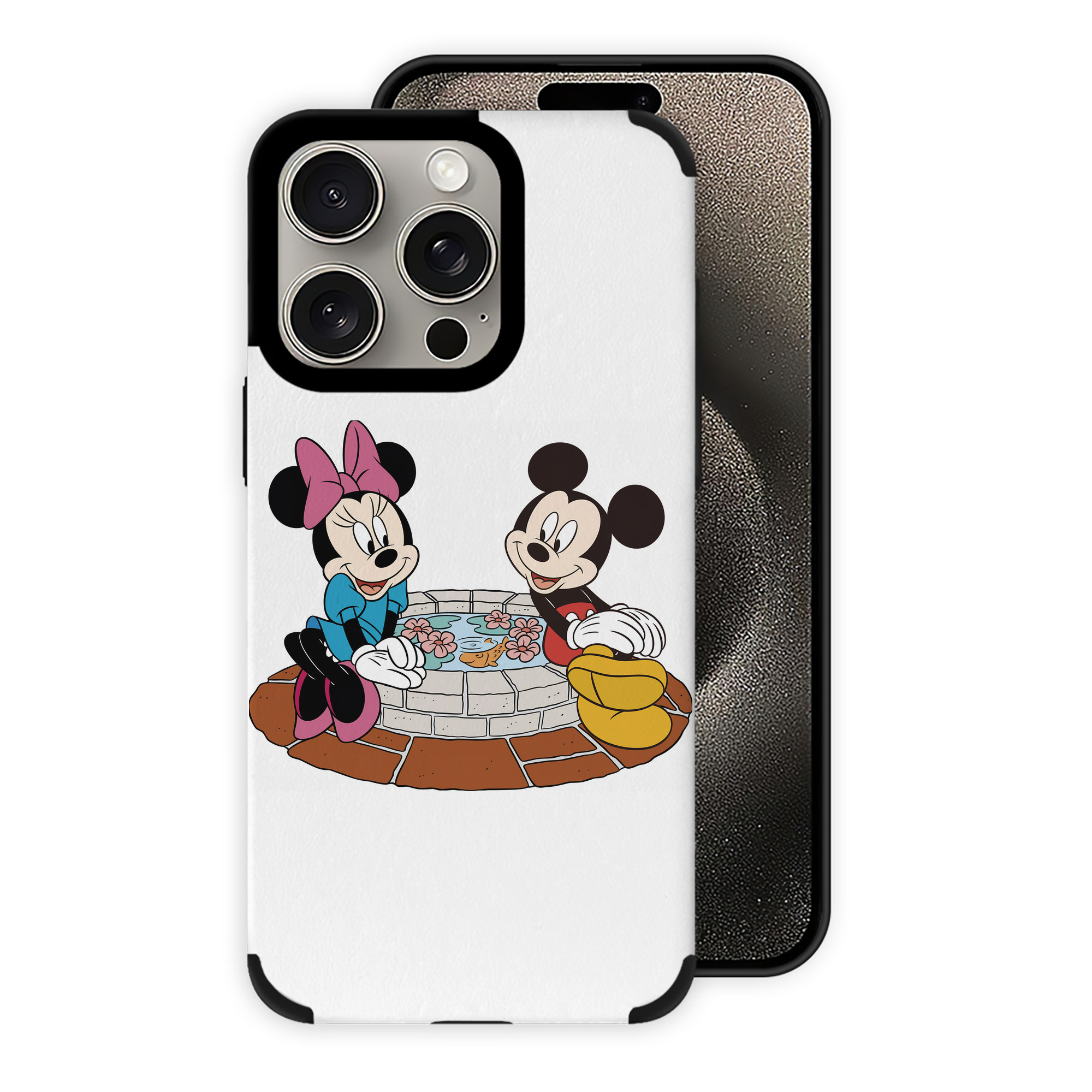 （画像用） ミッキーマウス Mickey Mouse 【iPhone15ProMax対応】 PUレザー スマホケース 耐衝撃＆黄変防止