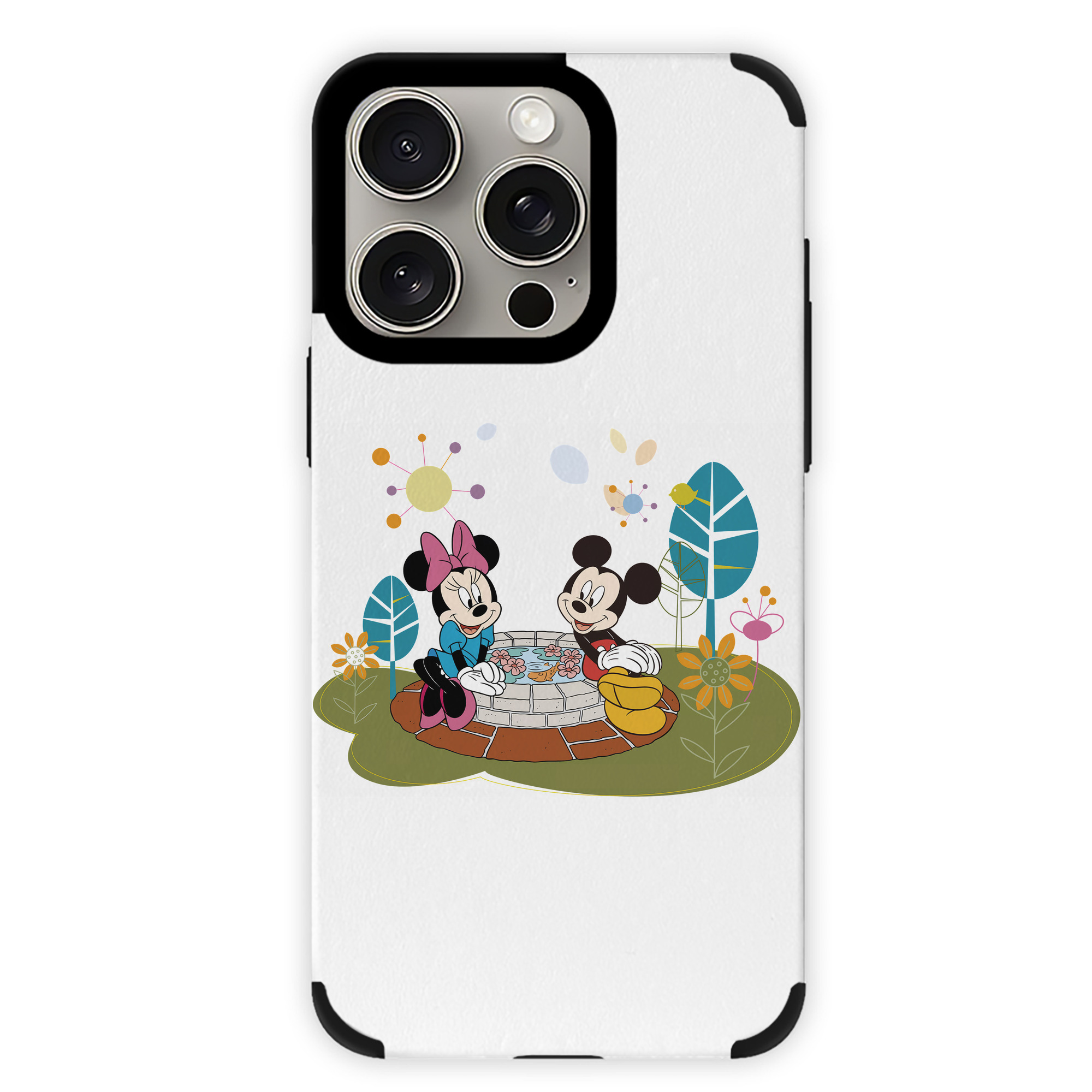 （画像用） ミッキーマウス Mickey Mouse 【iPhone15ProMax対応】 PUレザー スマホケース 耐衝撃＆黄変防止