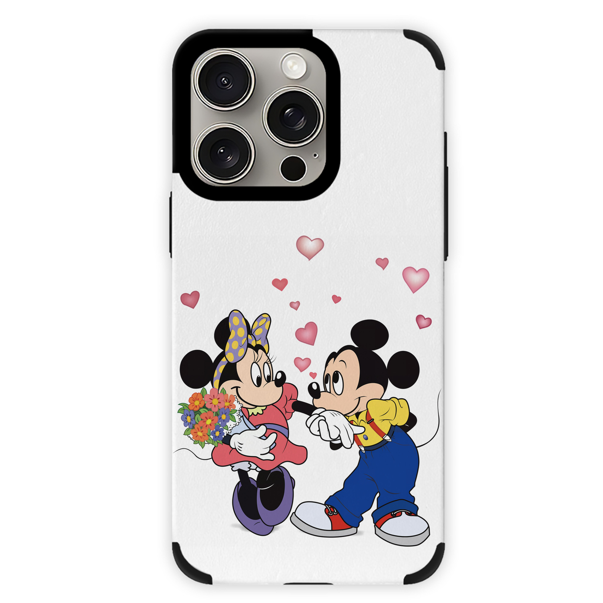 （画像用） ミッキーマウス Mickey Mouse 【iPhone15ProMax対応】 PUレザー スマホケース 耐衝撃＆黄変防止