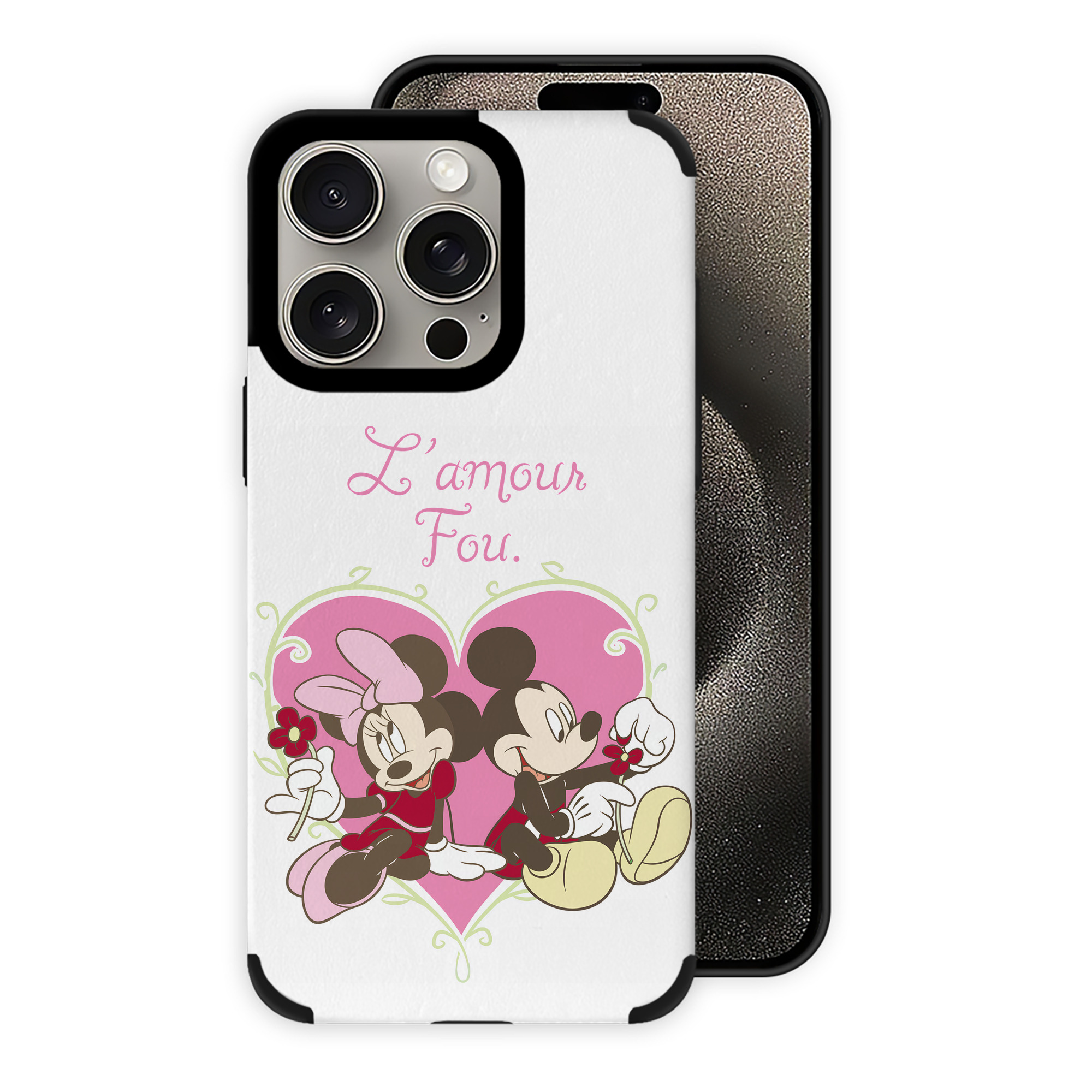 （画像用） ミッキーマウス Mickey Mouse 【iPhone15ProMax対応】 PUレザー スマホケース 耐衝撃＆黄変防止