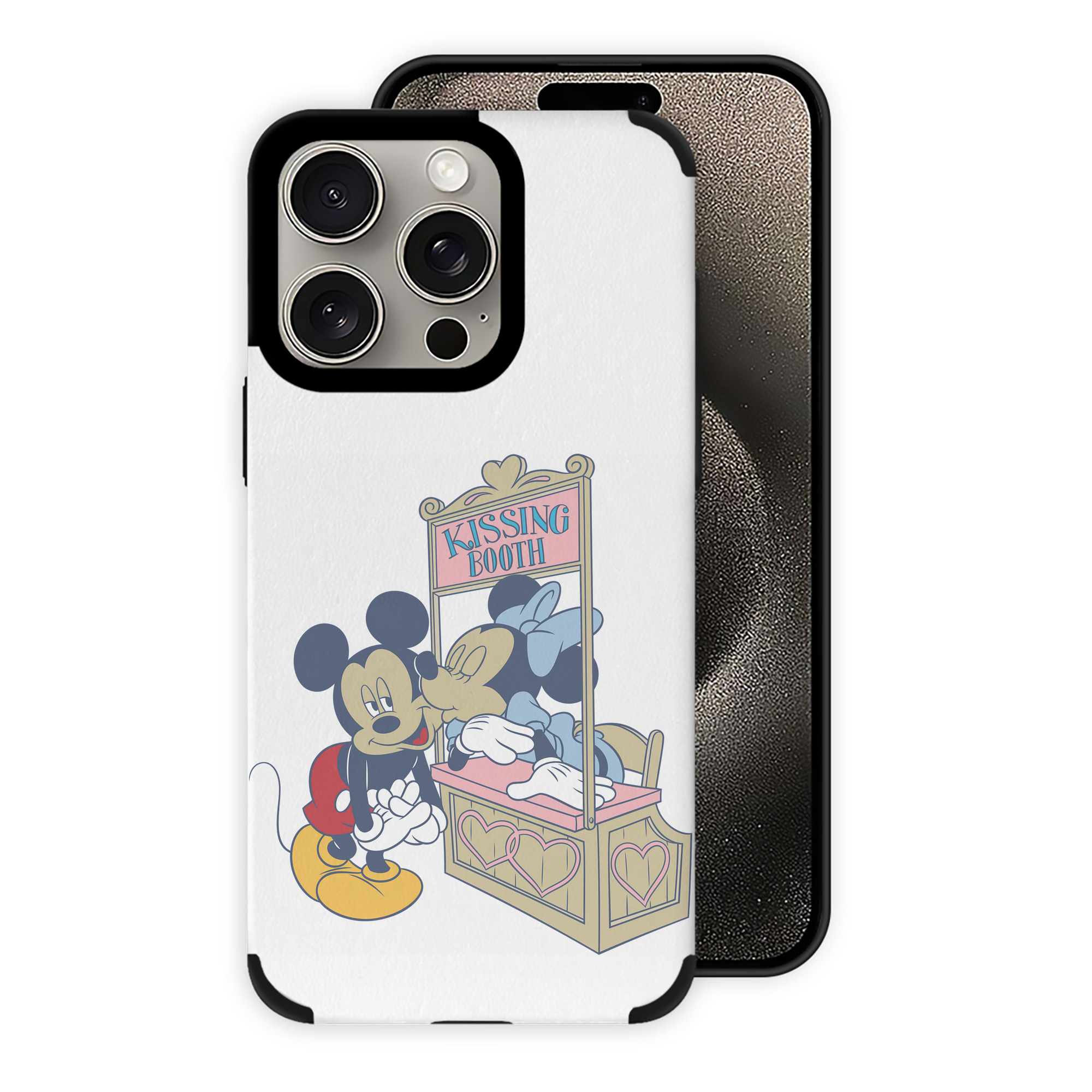 （画像用） ミッキーマウス Mickey Mouse 【iPhone15ProMax対応】 PUレザー スマホケース 耐衝撃＆黄変防止