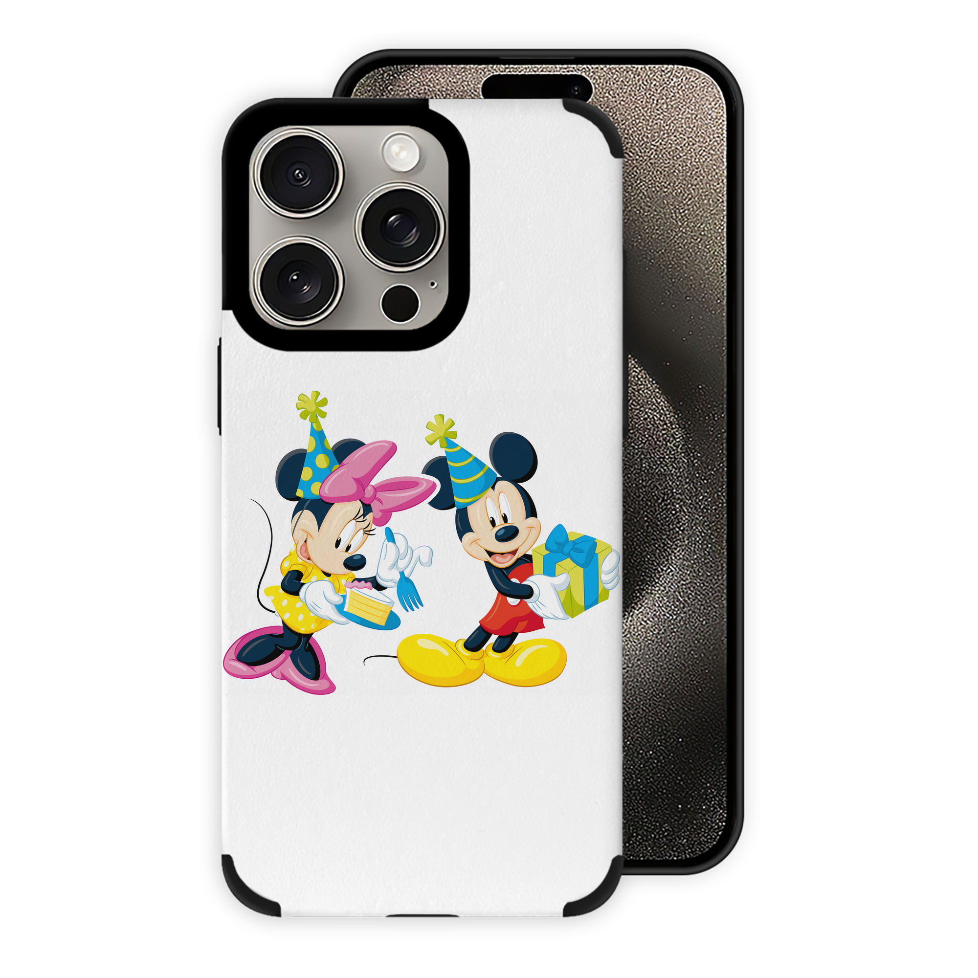 （画像用） ミッキーマウス Mickey Mouse 【iPhone15ProMax対応】 PUレザー スマホケース 耐衝撃＆黄変防止