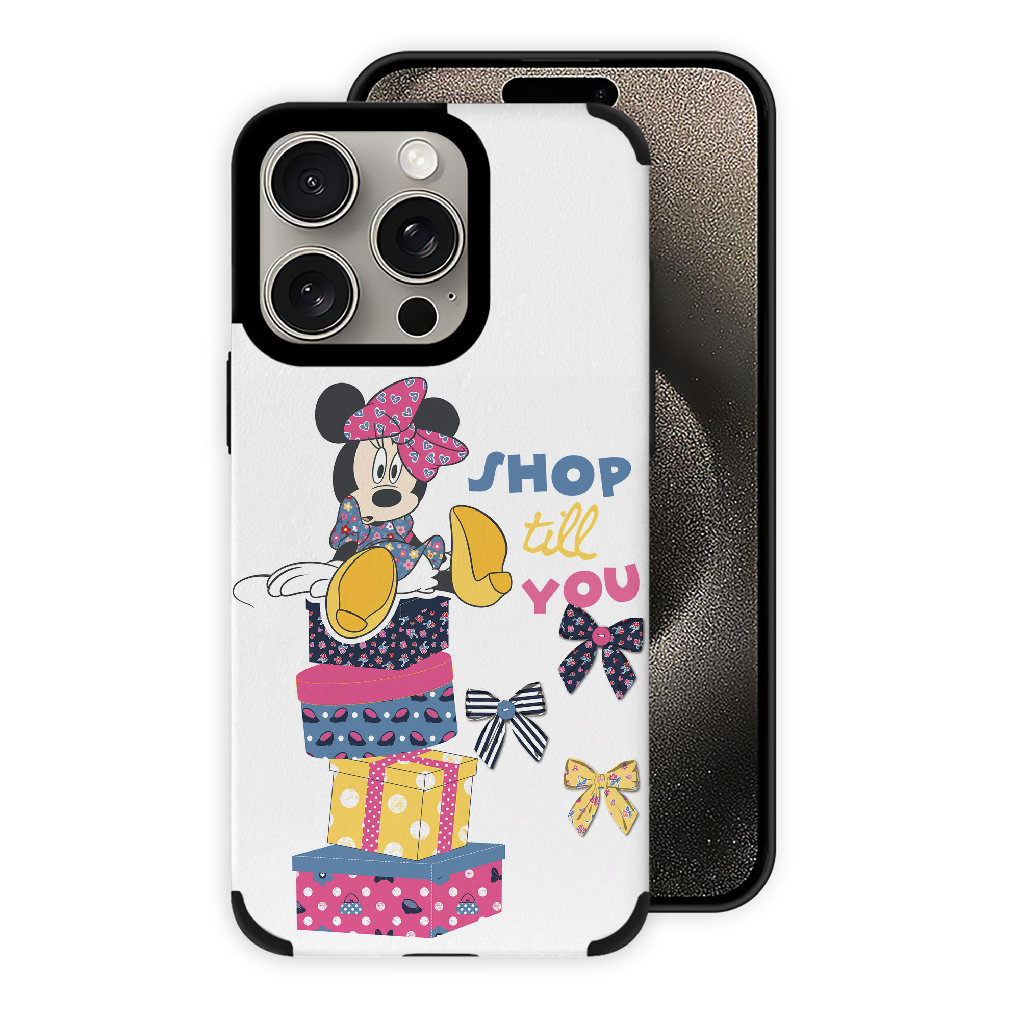 （画像用） ミッキーマウス Mickey Mouse 【iPhone15ProMax対応】 PUレザー スマホケース 耐衝撃＆黄変防止