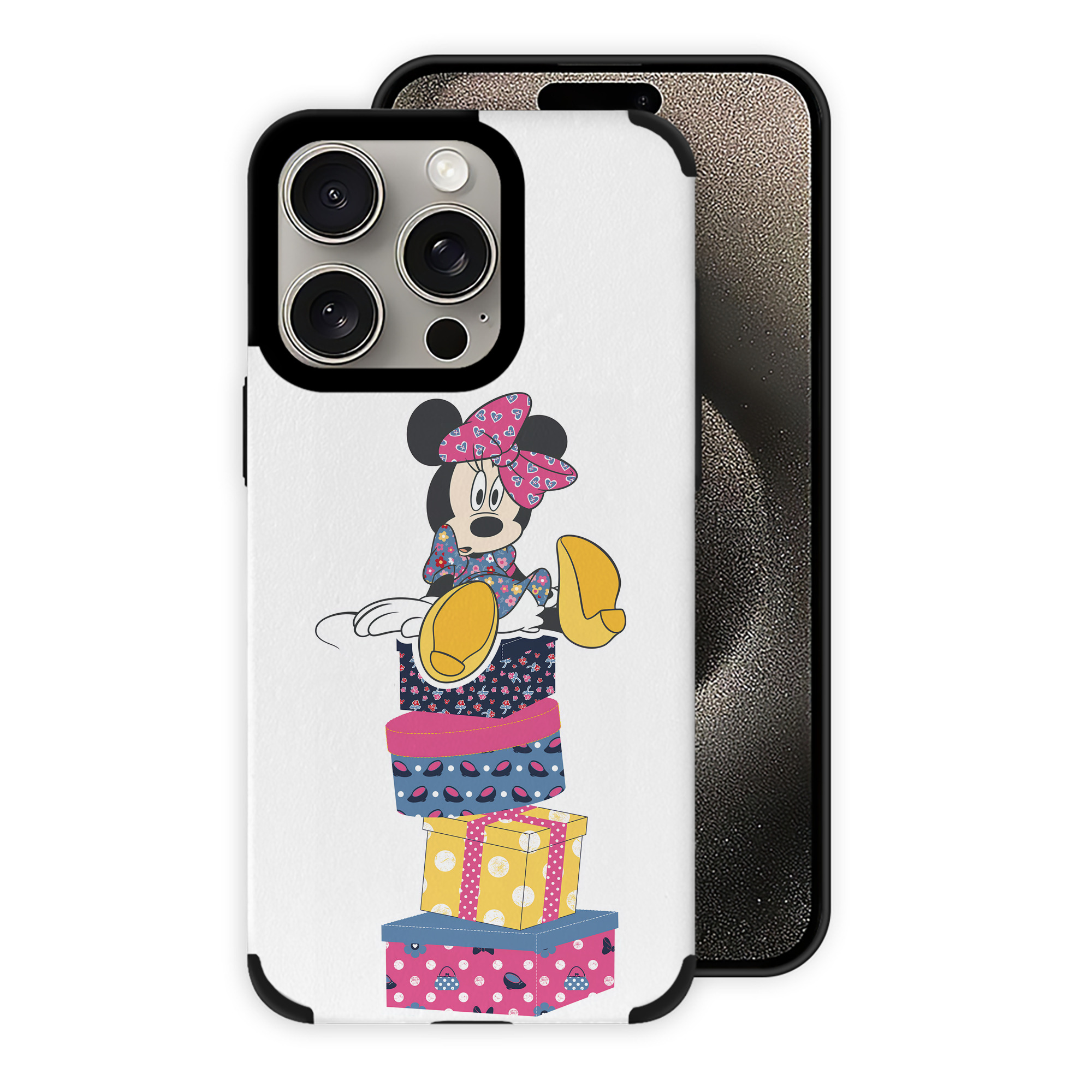 （画像用） ミッキーマウス Mickey Mouse 【iPhone15ProMax対応】 PUレザー スマホケース 耐衝撃＆黄変防止