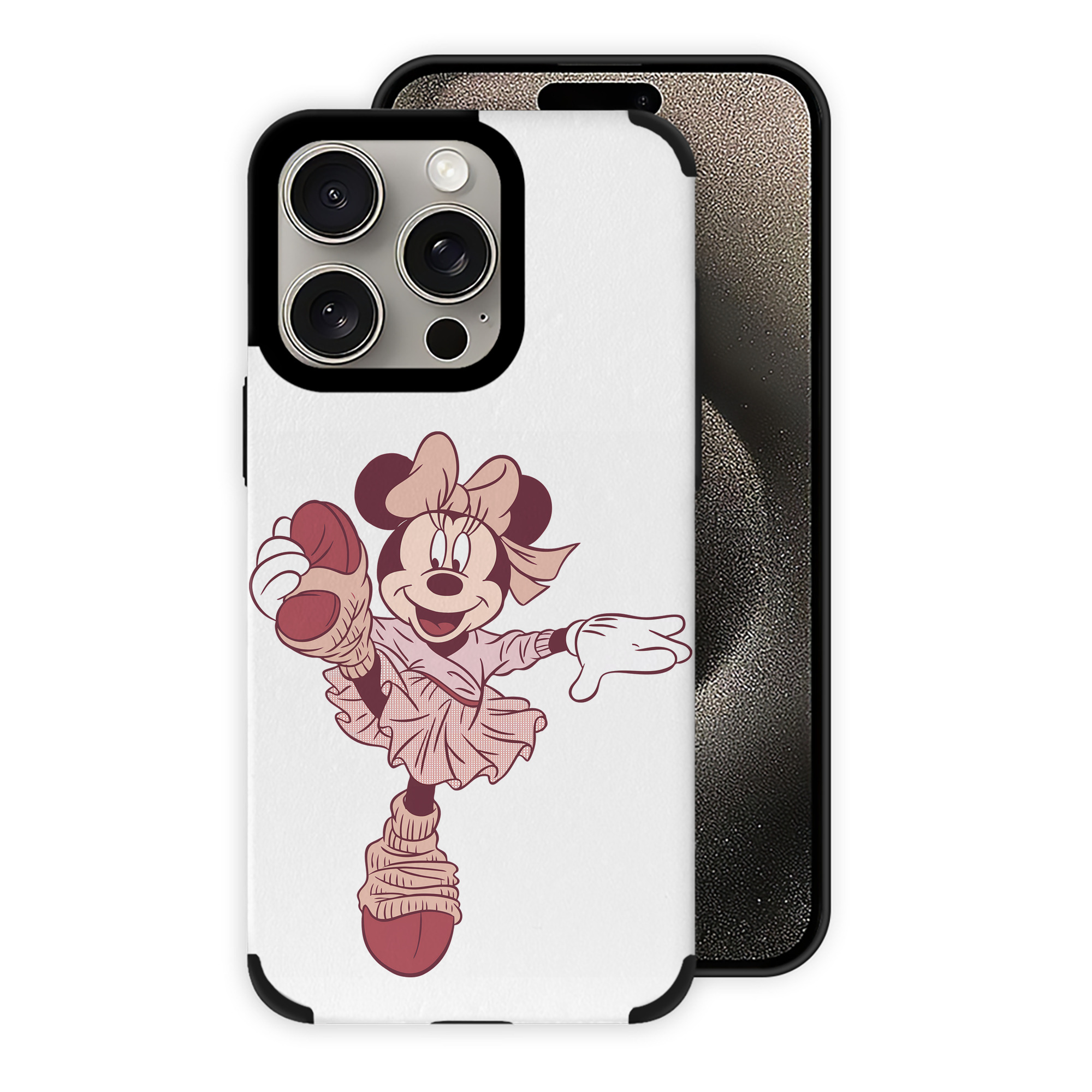 （画像用） ミッキーマウス Mickey Mouse 【iPhone15ProMax対応】 PUレザー スマホケース 耐衝撃＆黄変防止