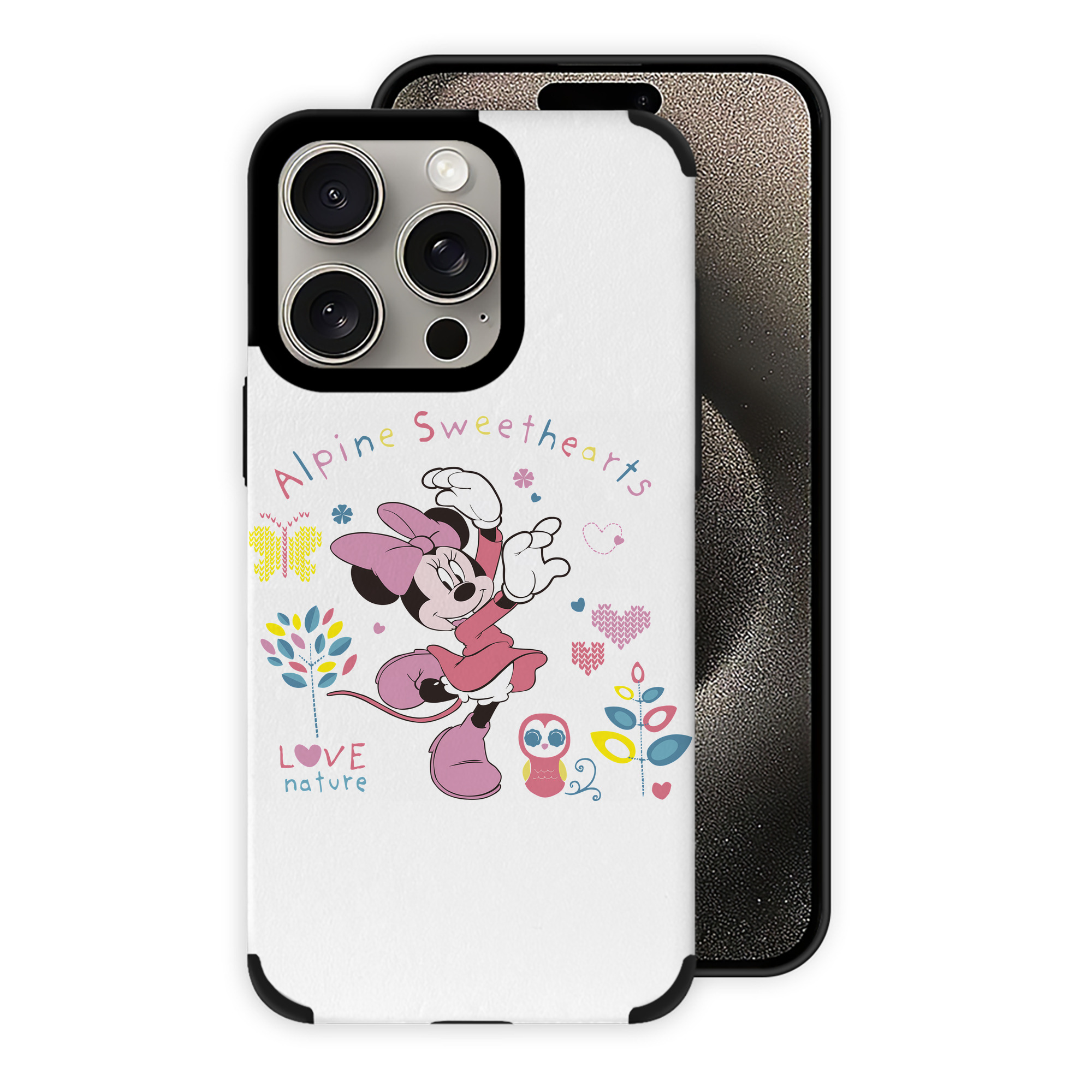 （画像用） ミッキーマウス Mickey Mouse 【iPhone15ProMax対応】 PUレザー スマホケース 耐衝撃＆黄変防止