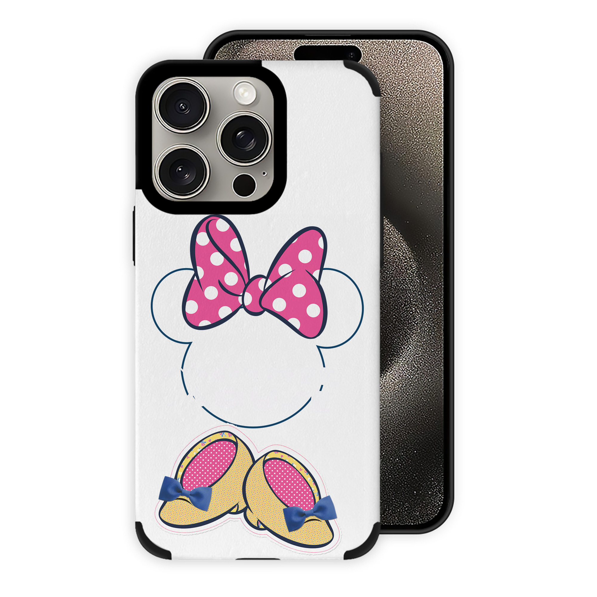 （画像用） ミッキーマウス Mickey Mouse 【iPhone15ProMax対応】 PUレザー スマホケース 耐衝撃＆黄変防止