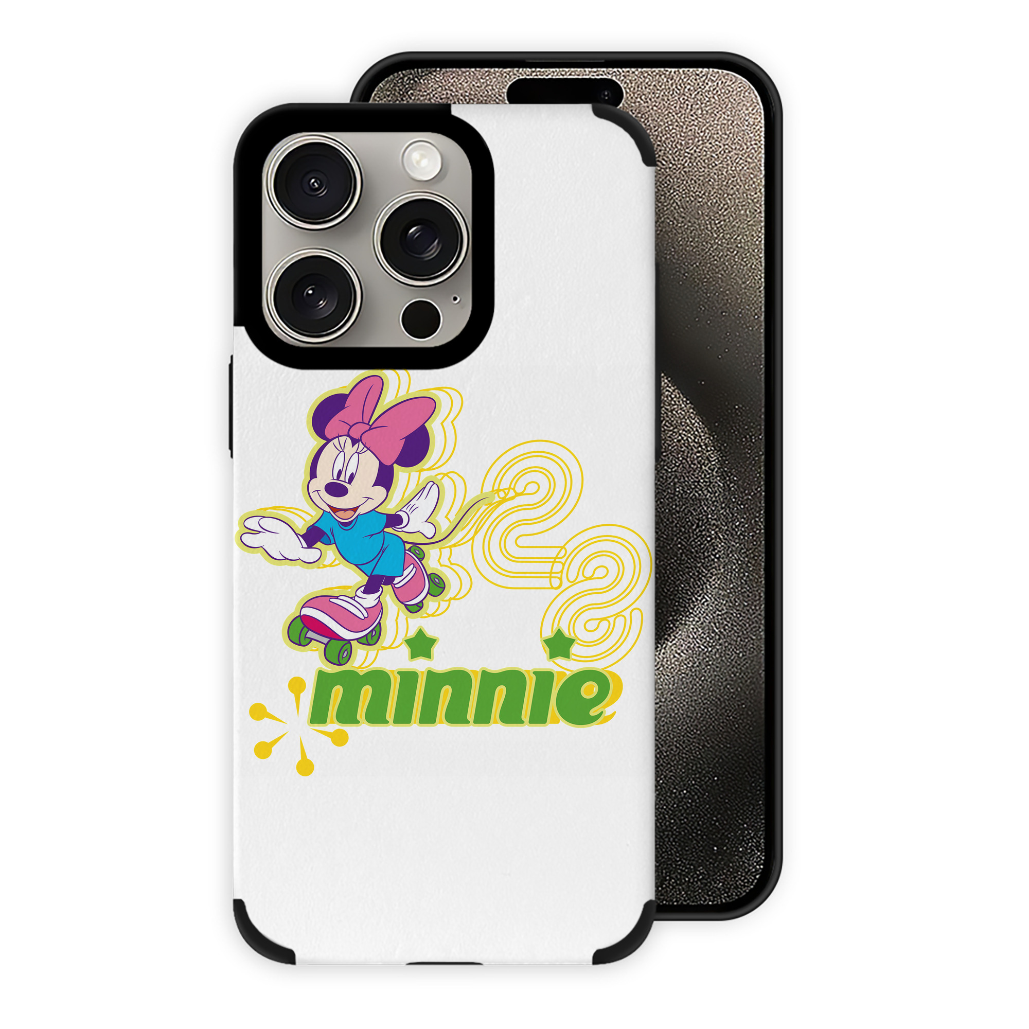 （画像用） ミッキーマウス Mickey Mouse 【iPhone15ProMax対応】 PUレザー スマホケース 耐衝撃＆黄変防止