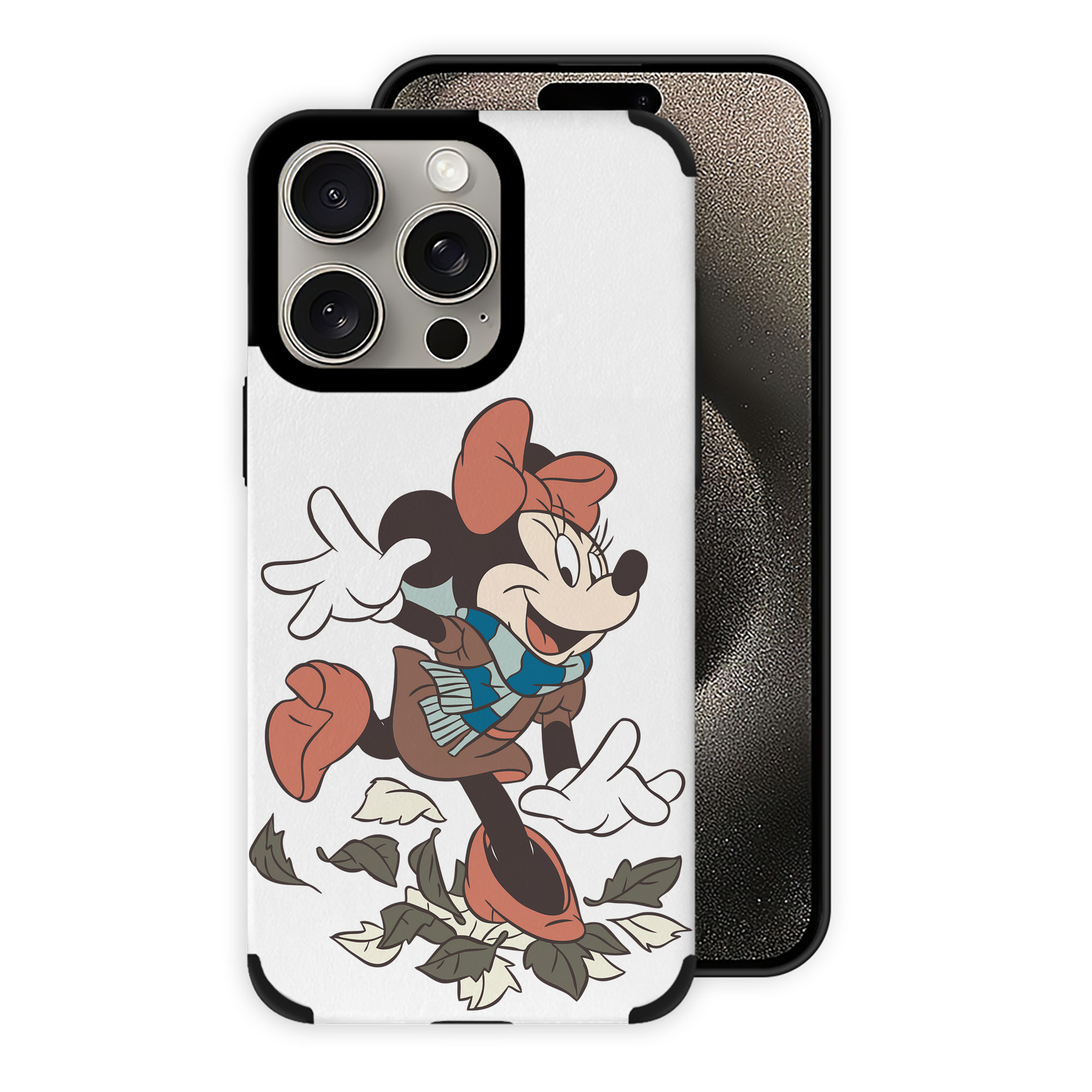 （画像用） ミッキーマウス Mickey Mouse 【iPhone15ProMax対応】 PUレザー スマホケース 耐衝撃＆黄変防止