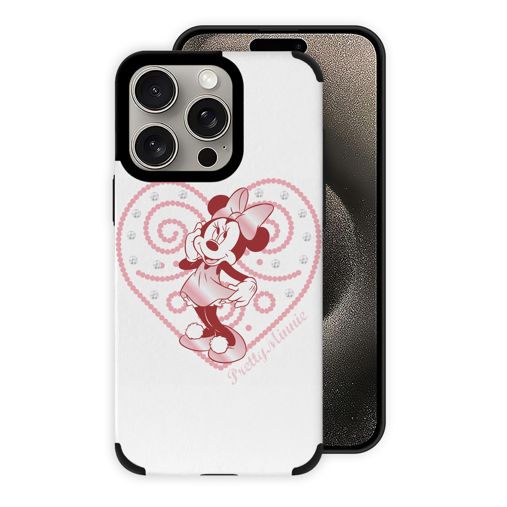 （画像用） ミッキーマウス Mickey Mouse 【iPhone15ProMax対応】 PUレザー スマホケース 耐衝撃＆黄変防止
