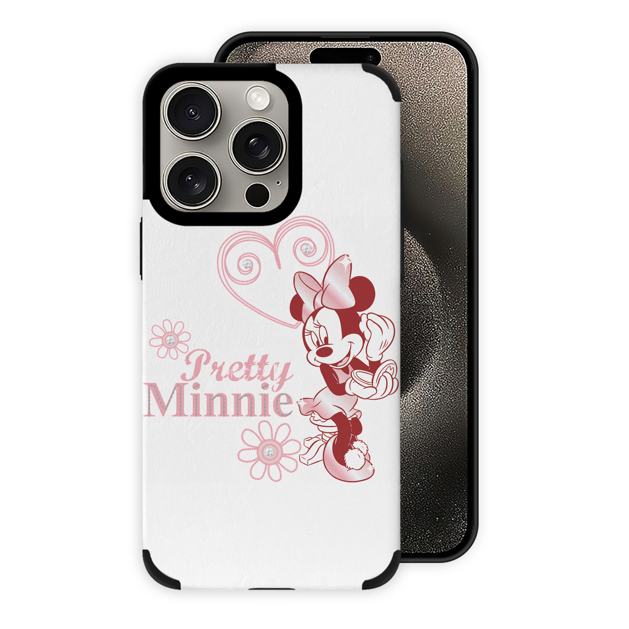 （画像用） ミッキーマウス Mickey Mouse 【iPhone15ProMax対応】 PUレザー スマホケース 耐衝撃＆黄変防止