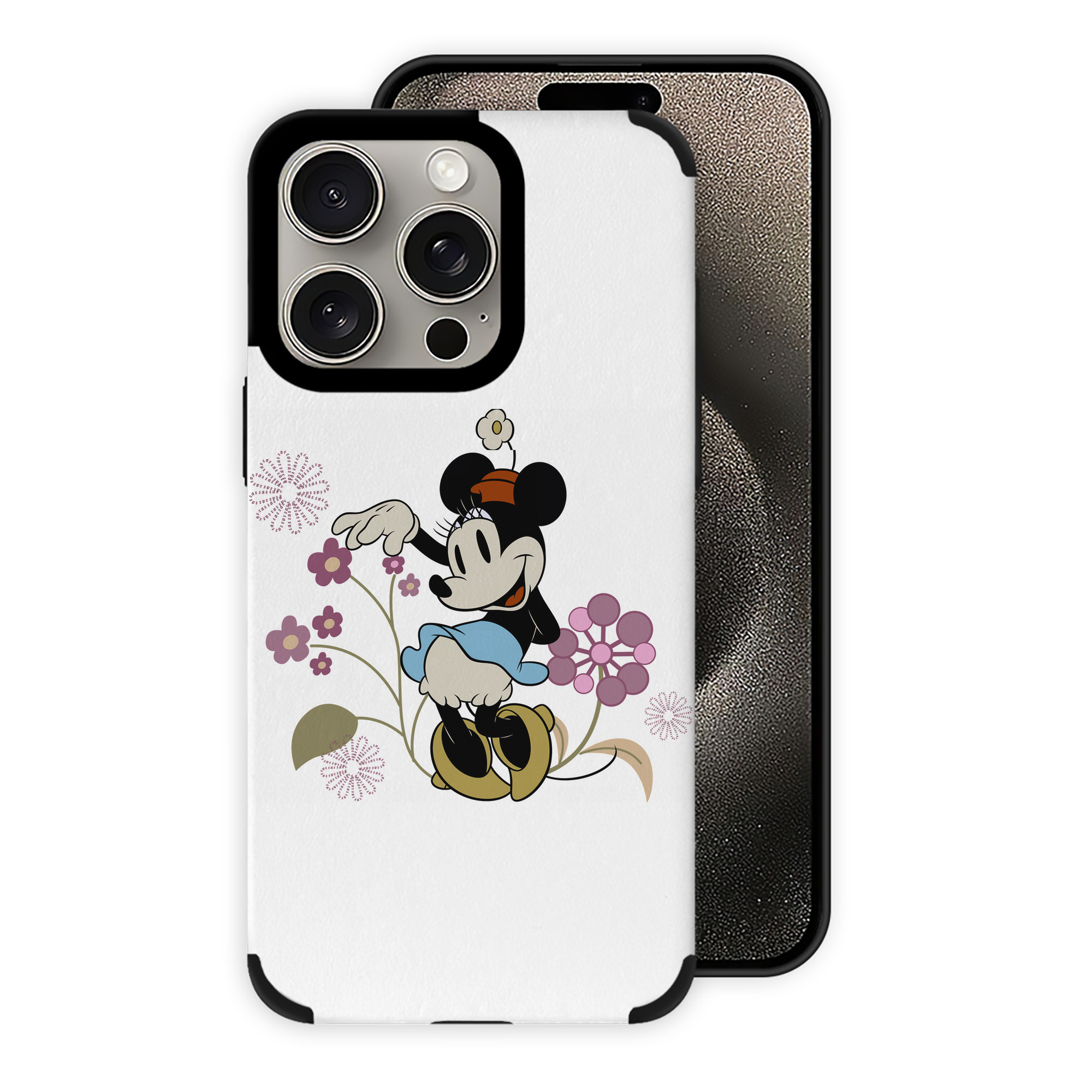 （画像用） ミッキーマウス Mickey Mouse 【iPhone15ProMax対応】 PUレザー スマホケース 耐衝撃＆黄変防止