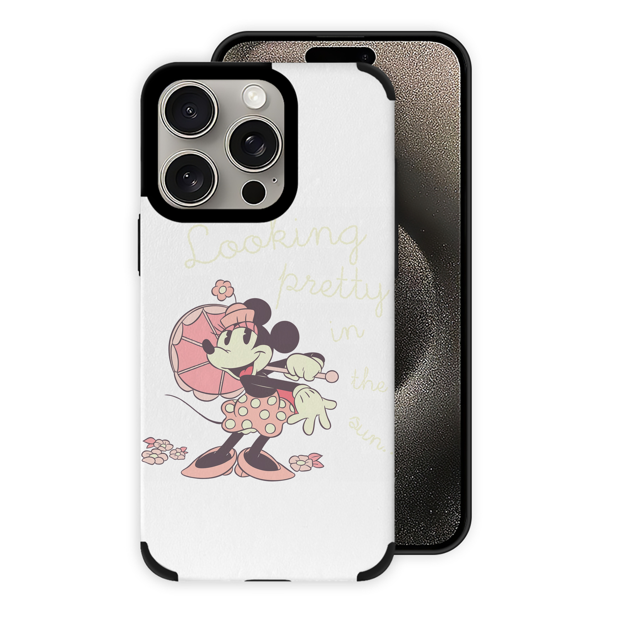 （画像用） ミッキーマウス Mickey Mouse 【iPhone15ProMax対応】 PUレザー スマホケース 耐衝撃＆黄変防止
