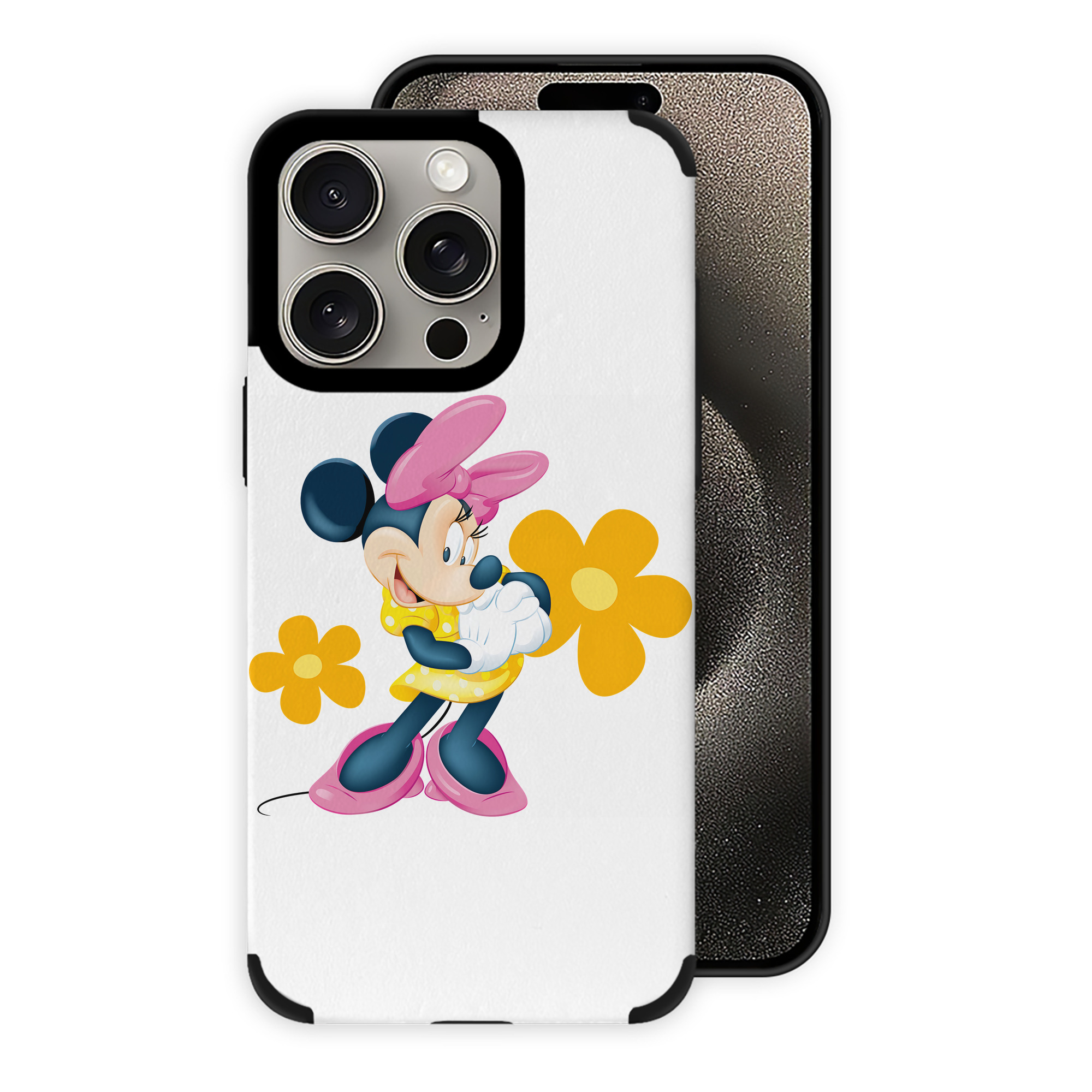 （画像用） ミッキーマウス Mickey Mouse 【iPhone15ProMax対応】 PUレザー スマホケース 耐衝撃＆黄変防止