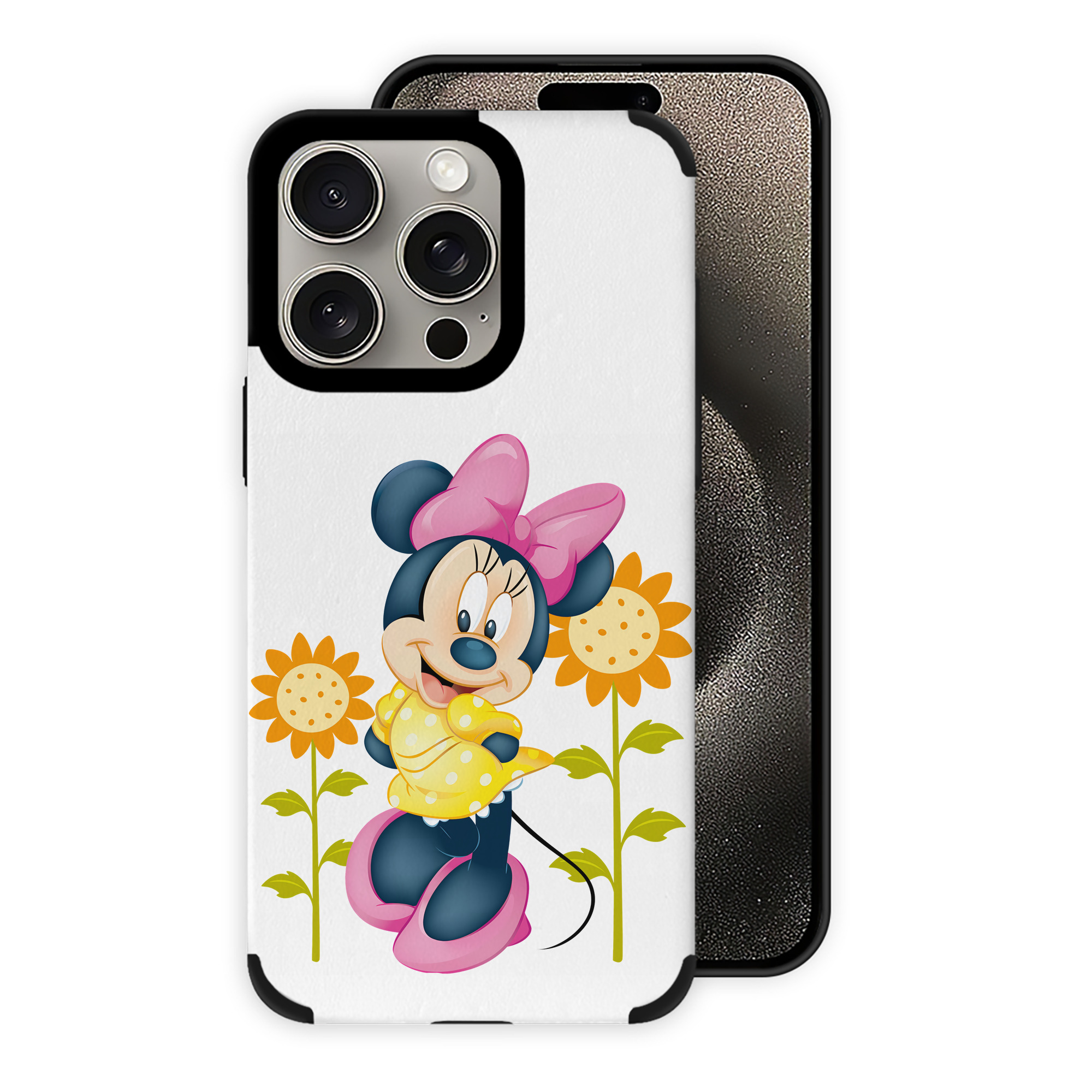 （画像用） ミッキーマウス Mickey Mouse 【iPhone15ProMax対応】 PUレザー スマホケース 耐衝撃＆黄変防止