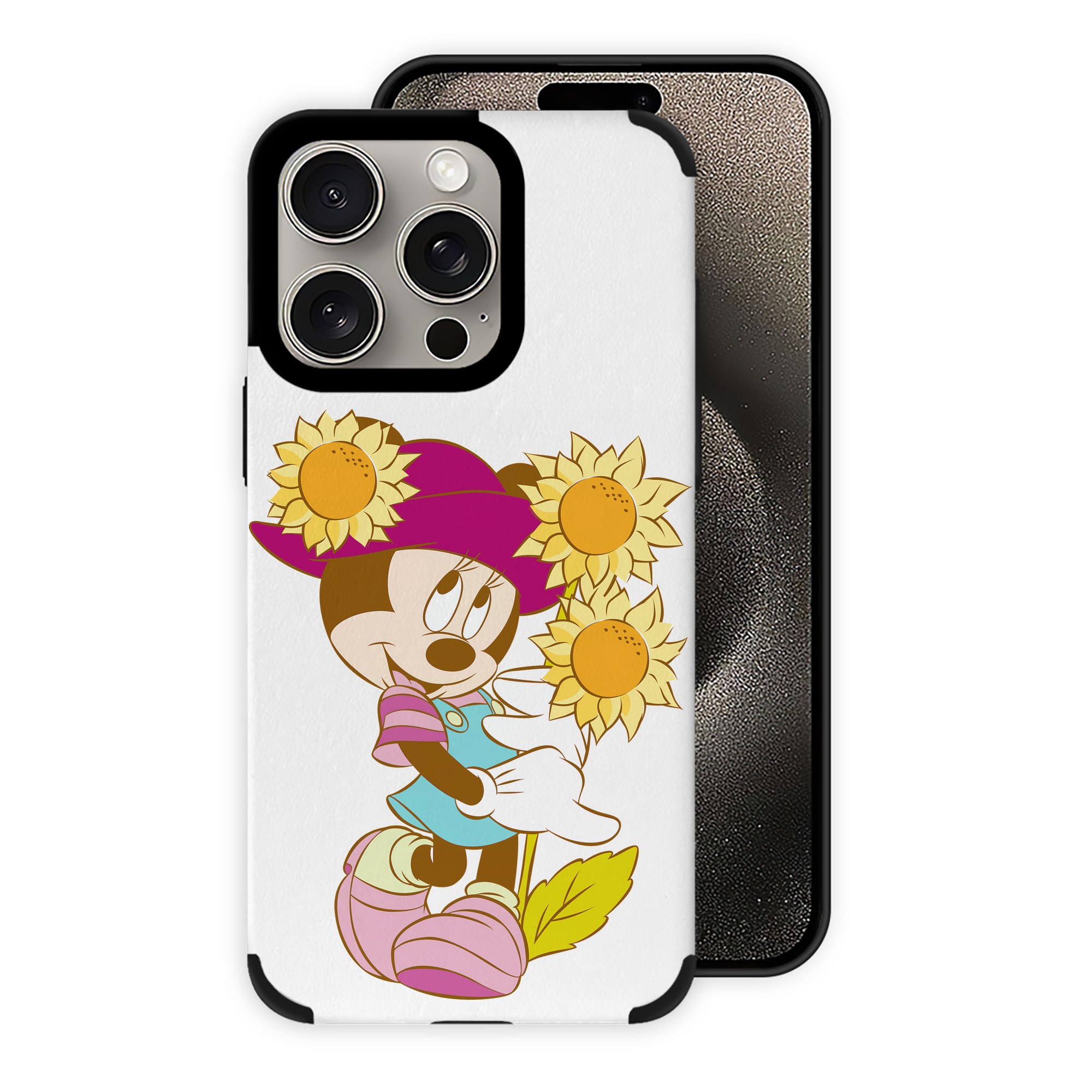（画像用） ミッキーマウス Mickey Mouse 【iPhone15ProMax対応】 PUレザー スマホケース 耐衝撃＆黄変防止