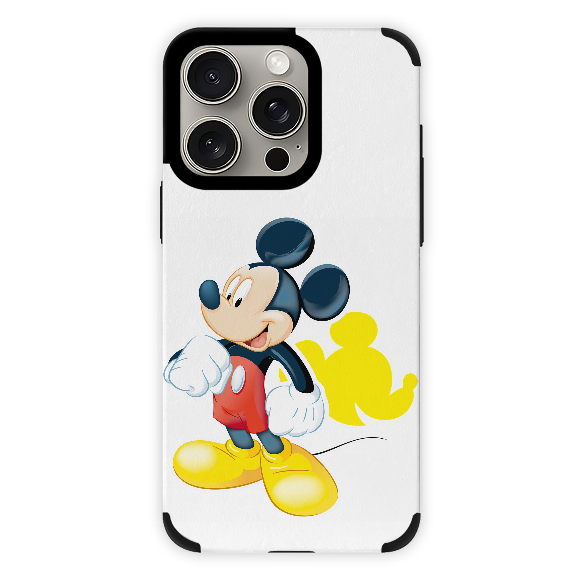 （画像用） ミッキーマウス Mickey Mouse 【iPhone15ProMax対応】 PUレザー スマホケース 耐衝撃＆黄変防止