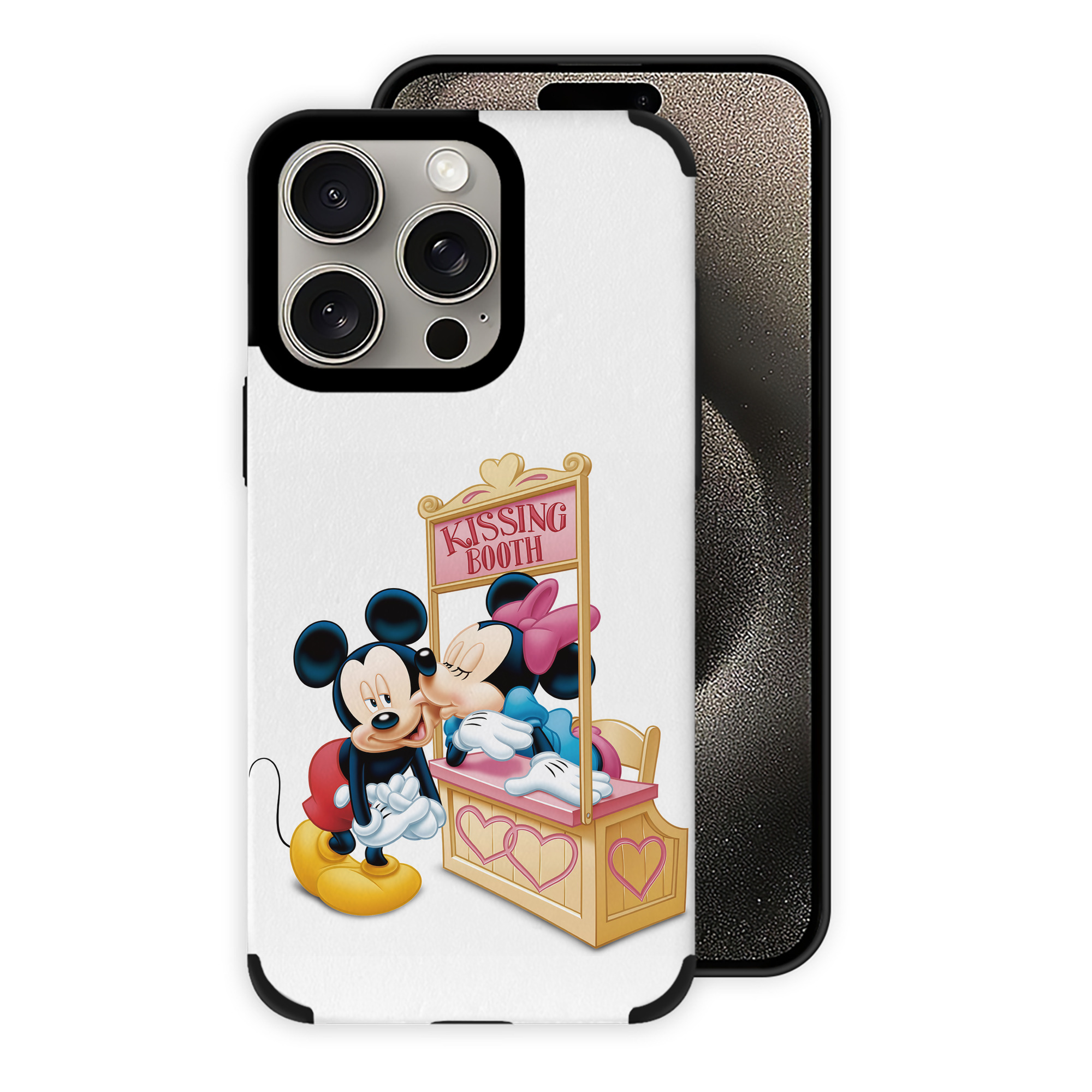 （画像用） ミッキーマウス Mickey Mouse 【iPhone15ProMax対応】 PUレザー スマホケース 耐衝撃＆黄変防止