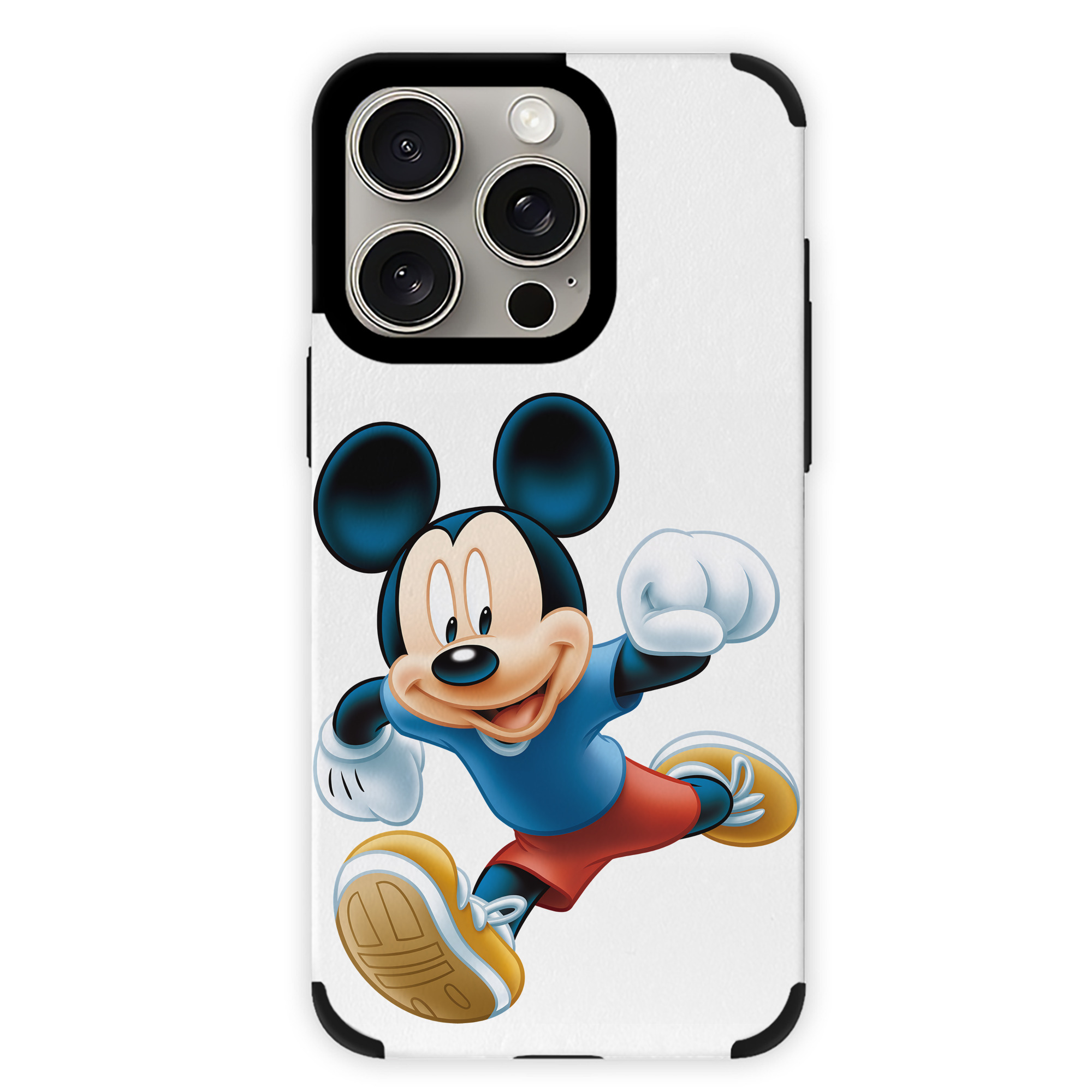 （画像用） ミッキーマウス Mickey Mouse 【iPhone15ProMax対応】 PUレザー スマホケース 耐衝撃＆黄変防止