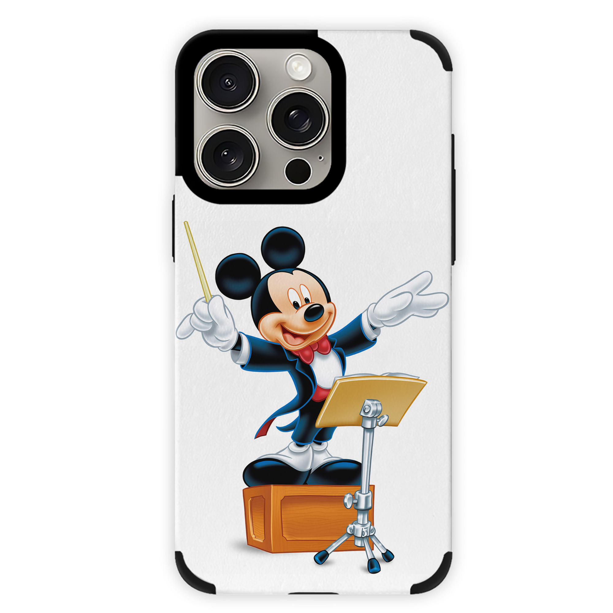 （画像用） ミッキーマウス Mickey Mouse 【iPhone15ProMax対応】 PUレザー スマホケース 耐衝撃＆黄変防止