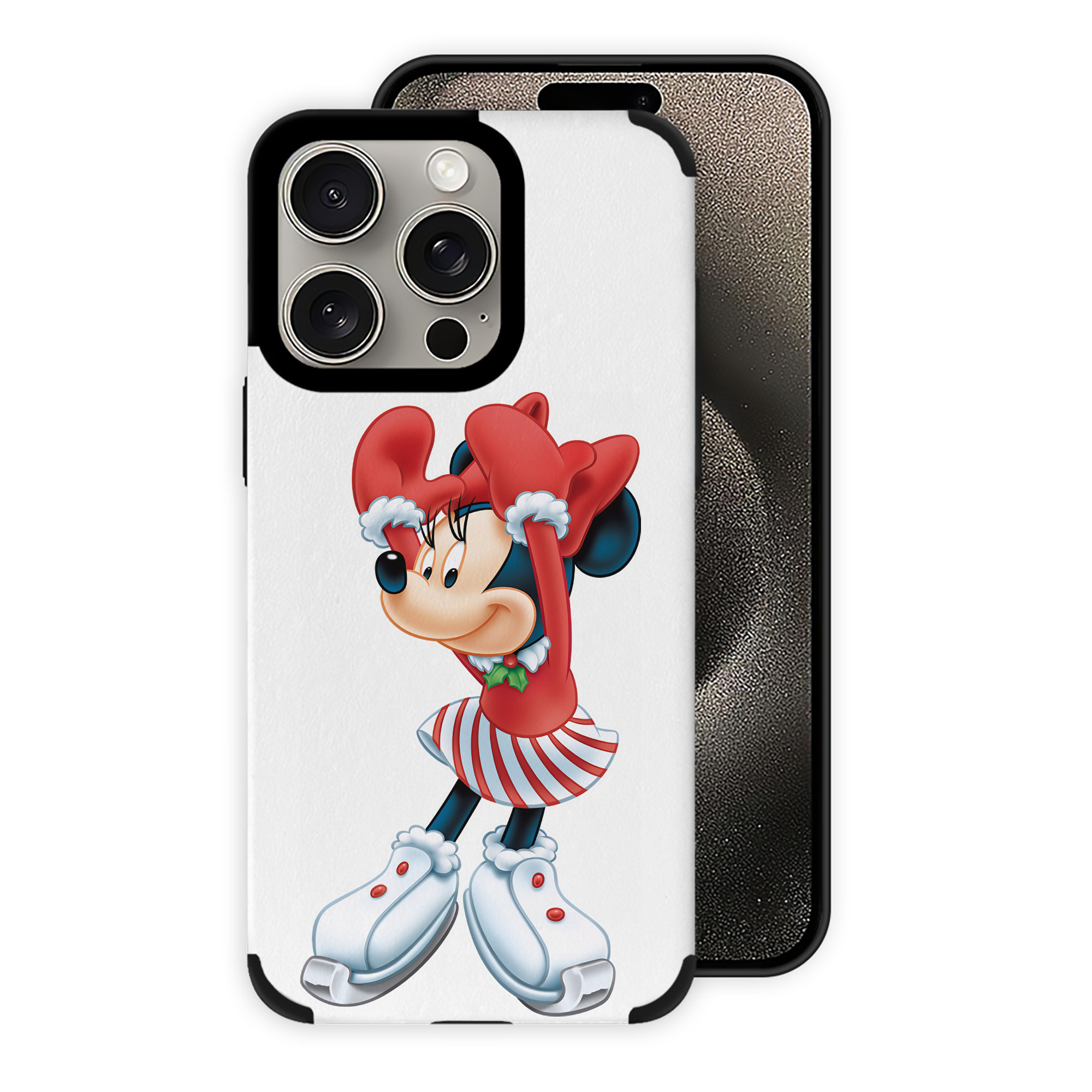 （画像用） ミッキーマウス Mickey Mouse 【iPhone15ProMax対応】 PUレザー スマホケース 耐衝撃＆黄変防止