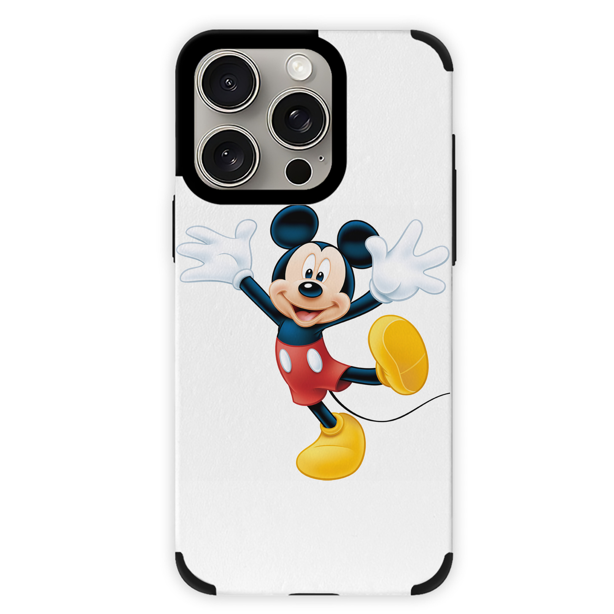 （画像用） ミッキーマウス Mickey Mouse 【iPhone15ProMax対応】 PUレザー スマホケース 耐衝撃＆黄変防止