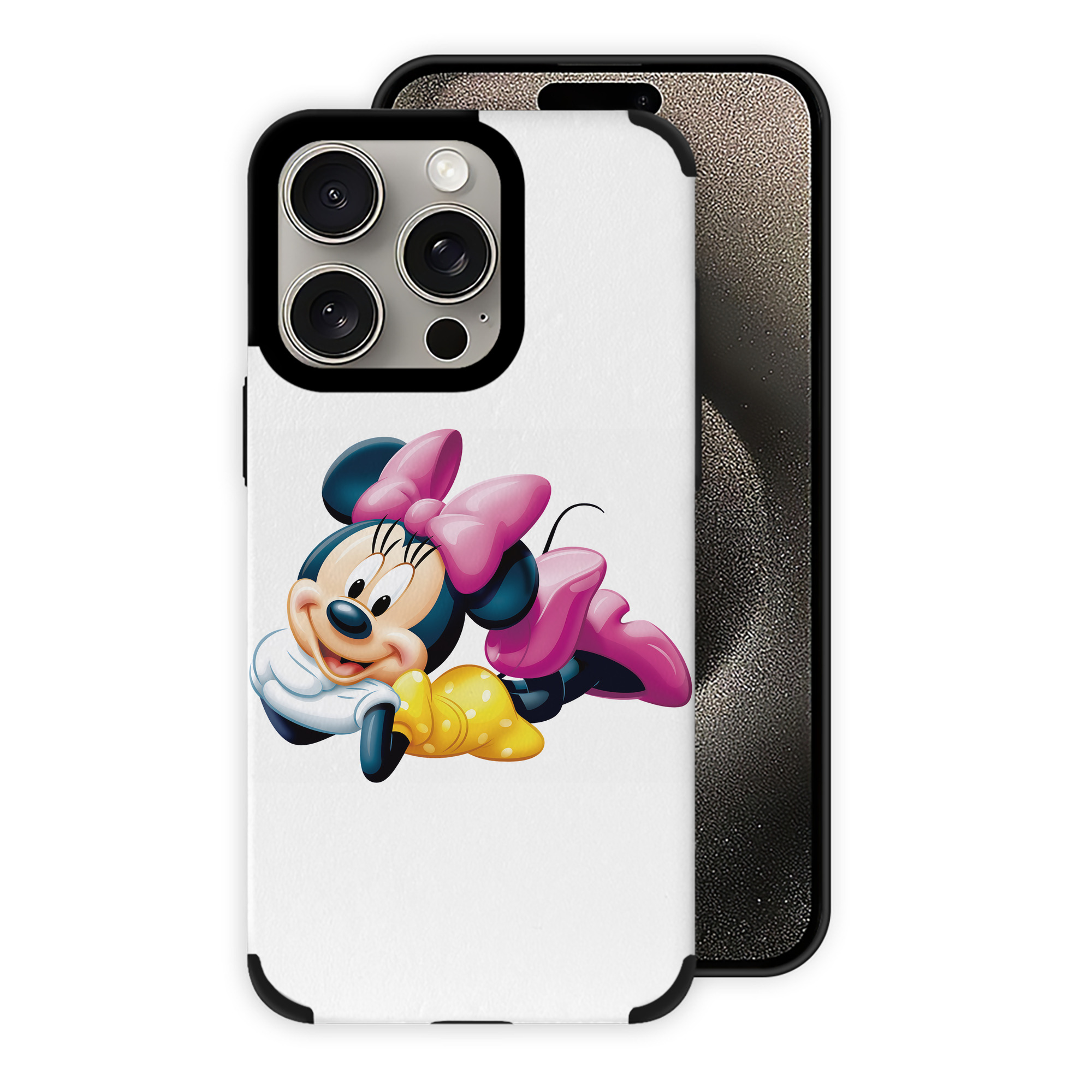 （画像用） ミッキーマウス Mickey Mouse 【iPhone15ProMax対応】 PUレザー スマホケース 耐衝撃＆黄変防止