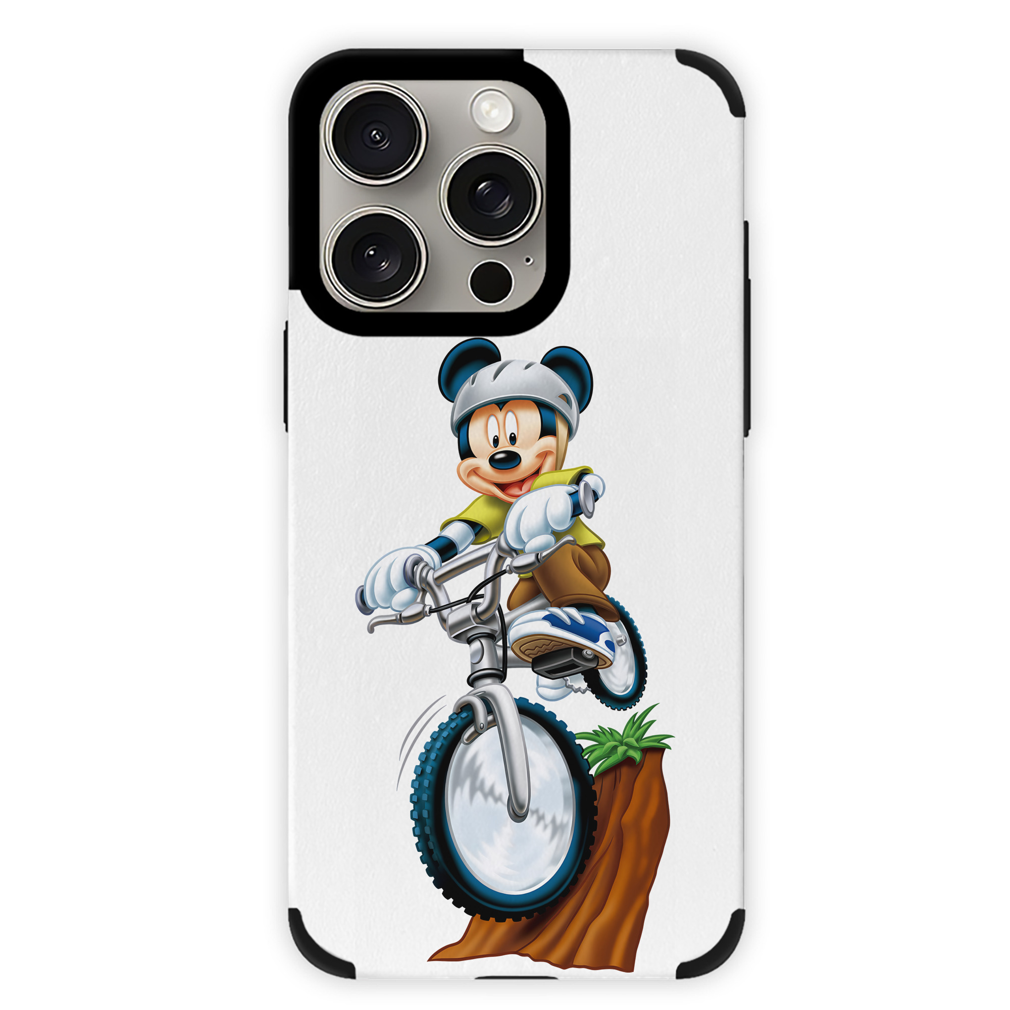 （画像用） ミッキーマウス Mickey Mouse 【iPhone15ProMax対応】 PUレザー スマホケース 耐衝撃＆黄変防止