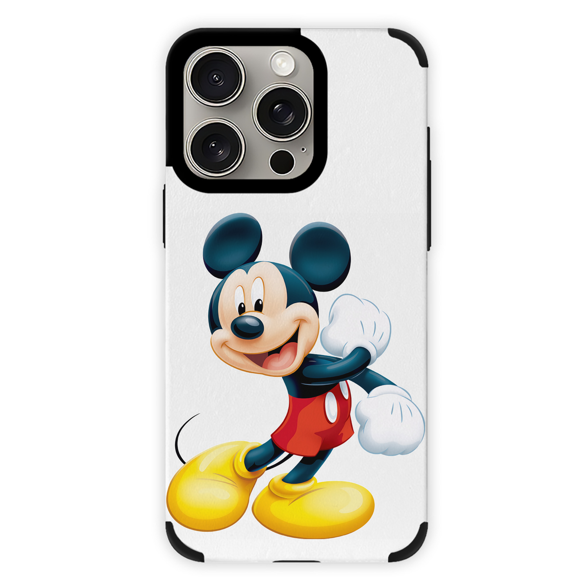 （画像用） ミッキーマウス Mickey Mouse 【iPhone15ProMax対応】 PUレザー スマホケース 耐衝撃＆黄変防止