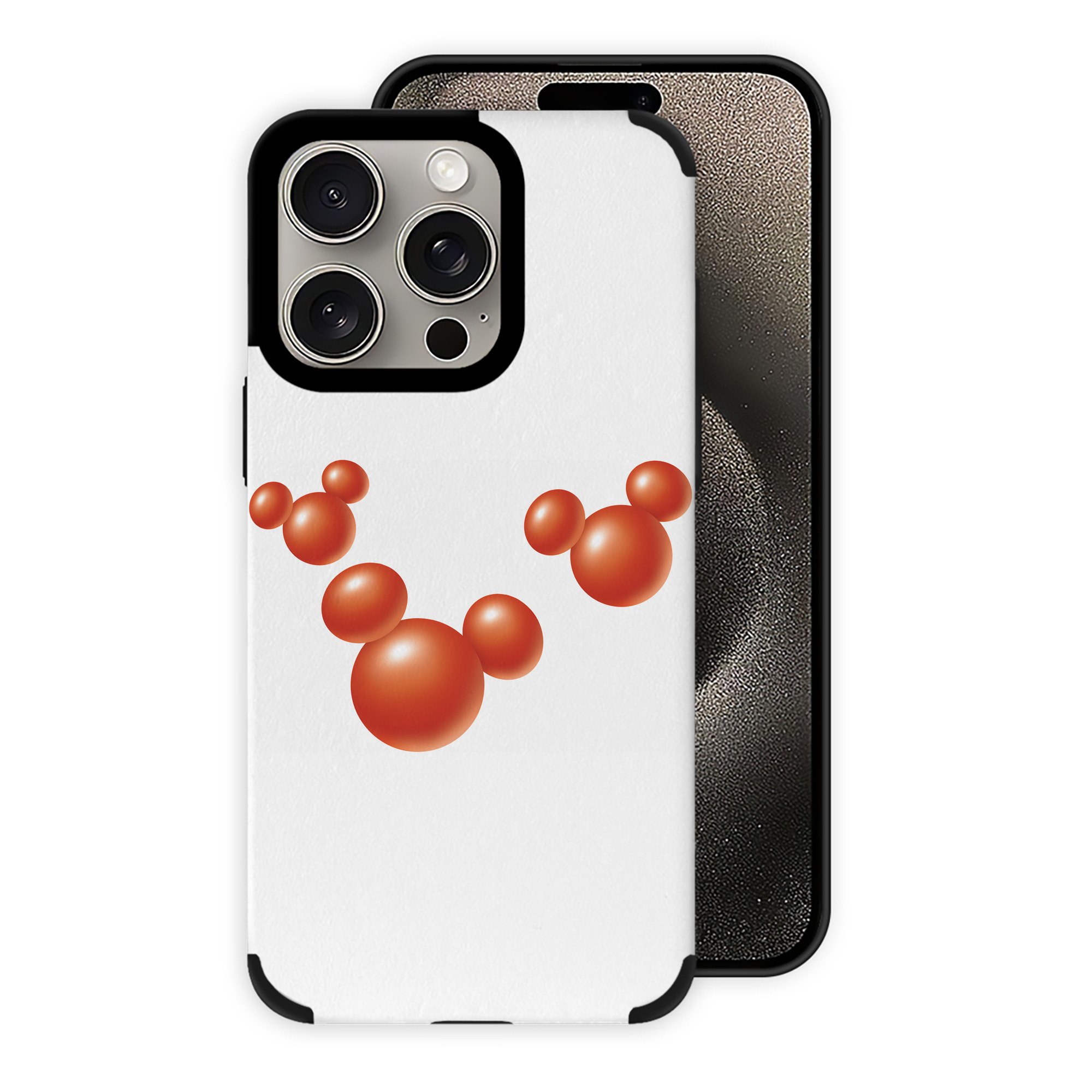 （画像用） ミッキーマウス Mickey Mouse 【iPhone15ProMax対応】 PUレザー スマホケース 耐衝撃＆黄変防止