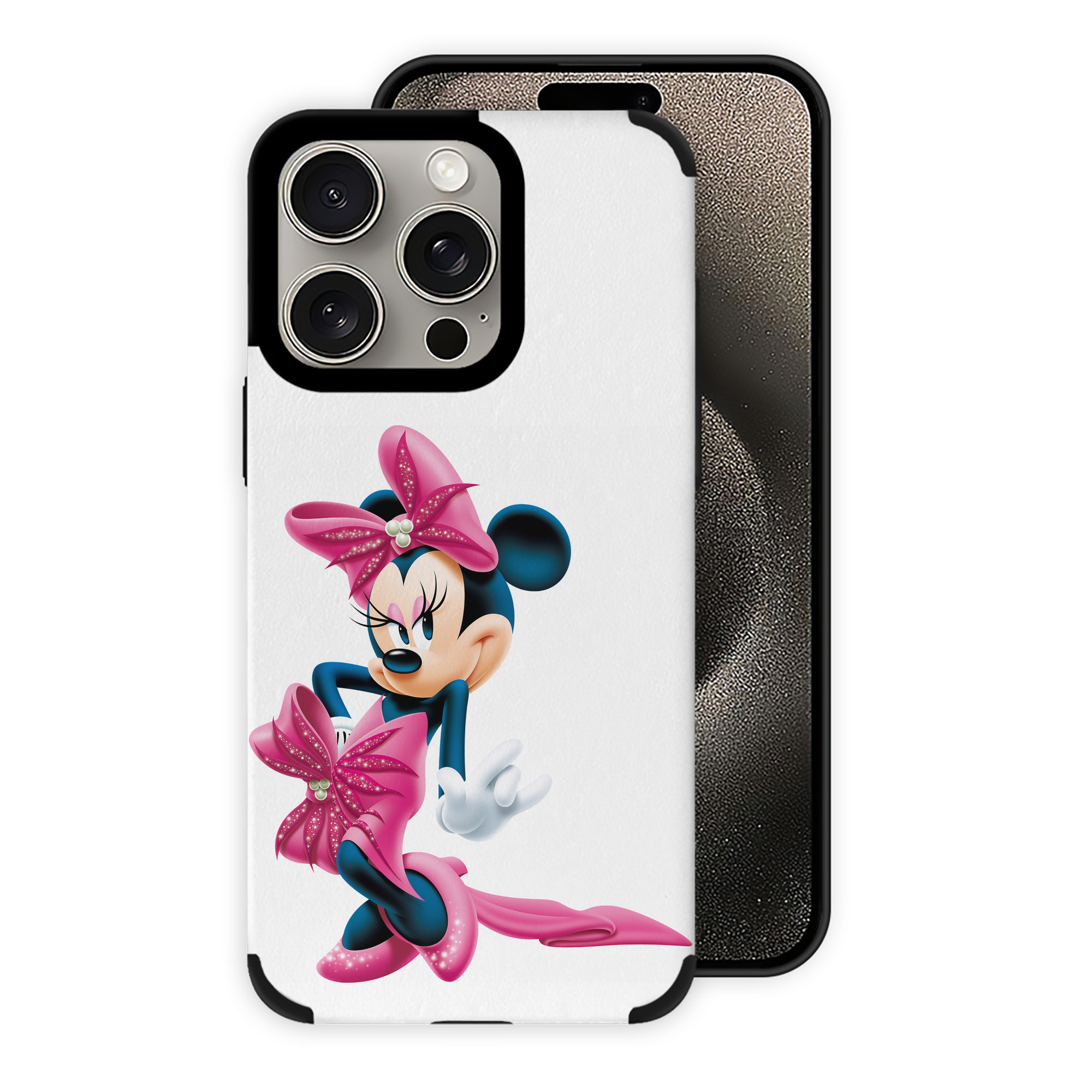 （画像用） ミッキーマウス Mickey Mouse 【iPhone15ProMax対応】 PUレザー スマホケース 耐衝撃＆黄変防止