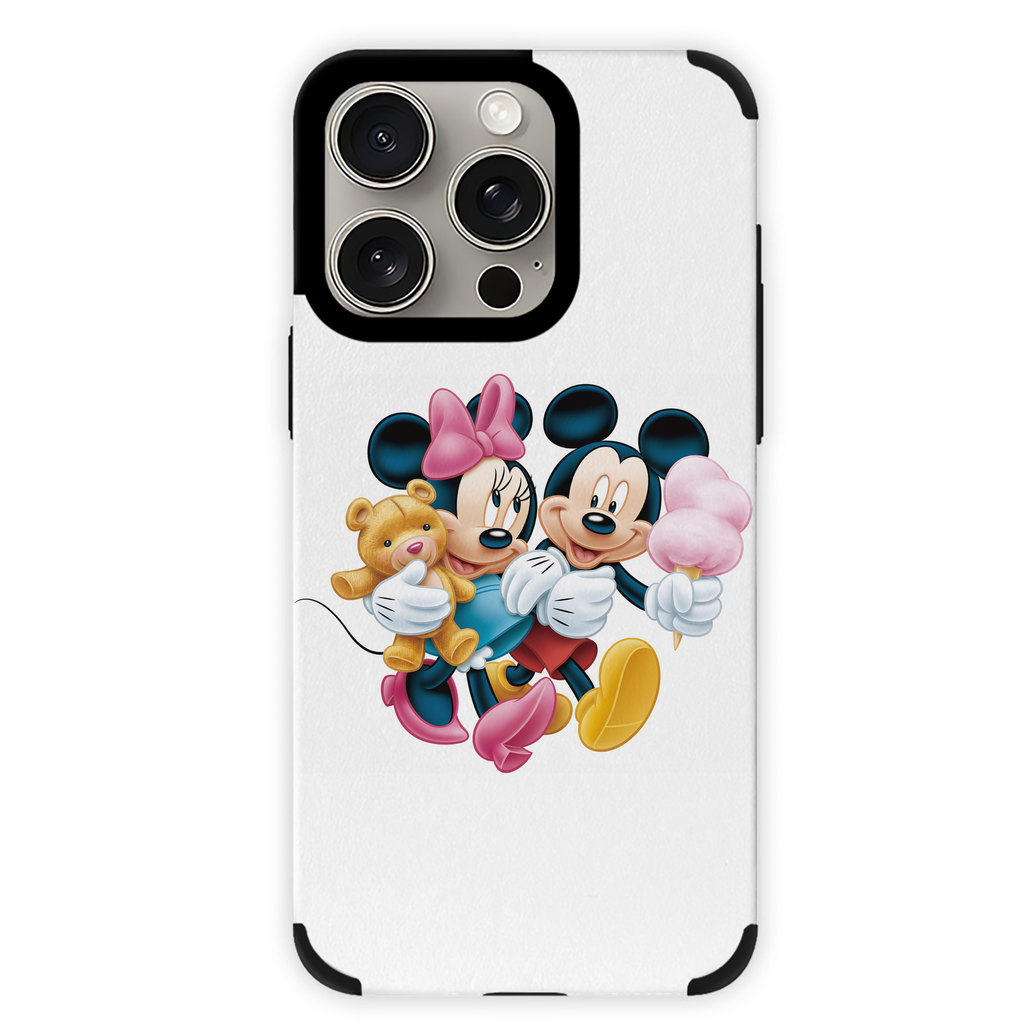 （画像用） ミッキーマウス Mickey Mouse 【iPhone15ProMax対応】 PUレザー スマホケース 耐衝撃＆黄変防止