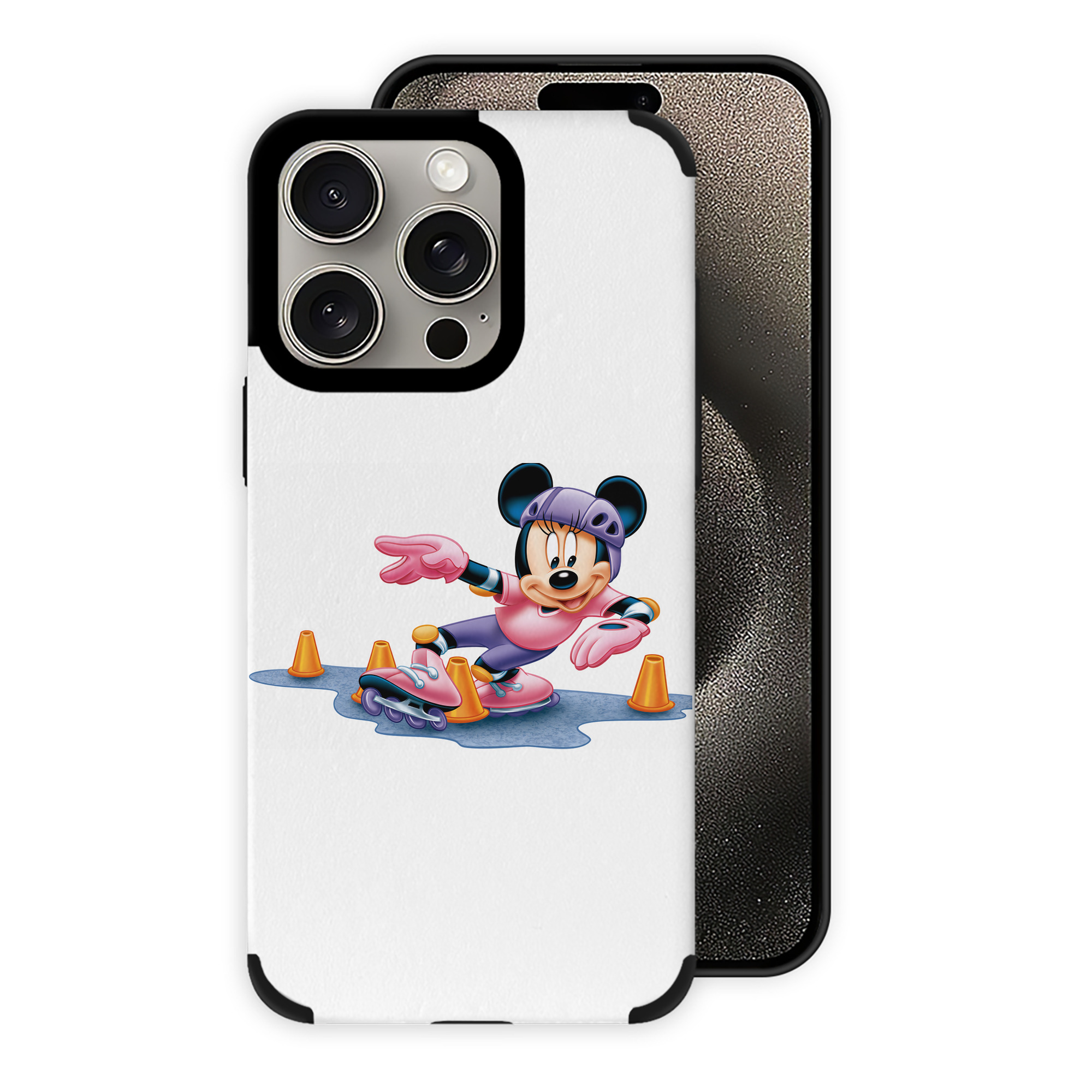 （画像用） ミッキーマウス Mickey Mouse 【iPhone15ProMax対応】 PUレザー スマホケース 耐衝撃＆黄変防止
