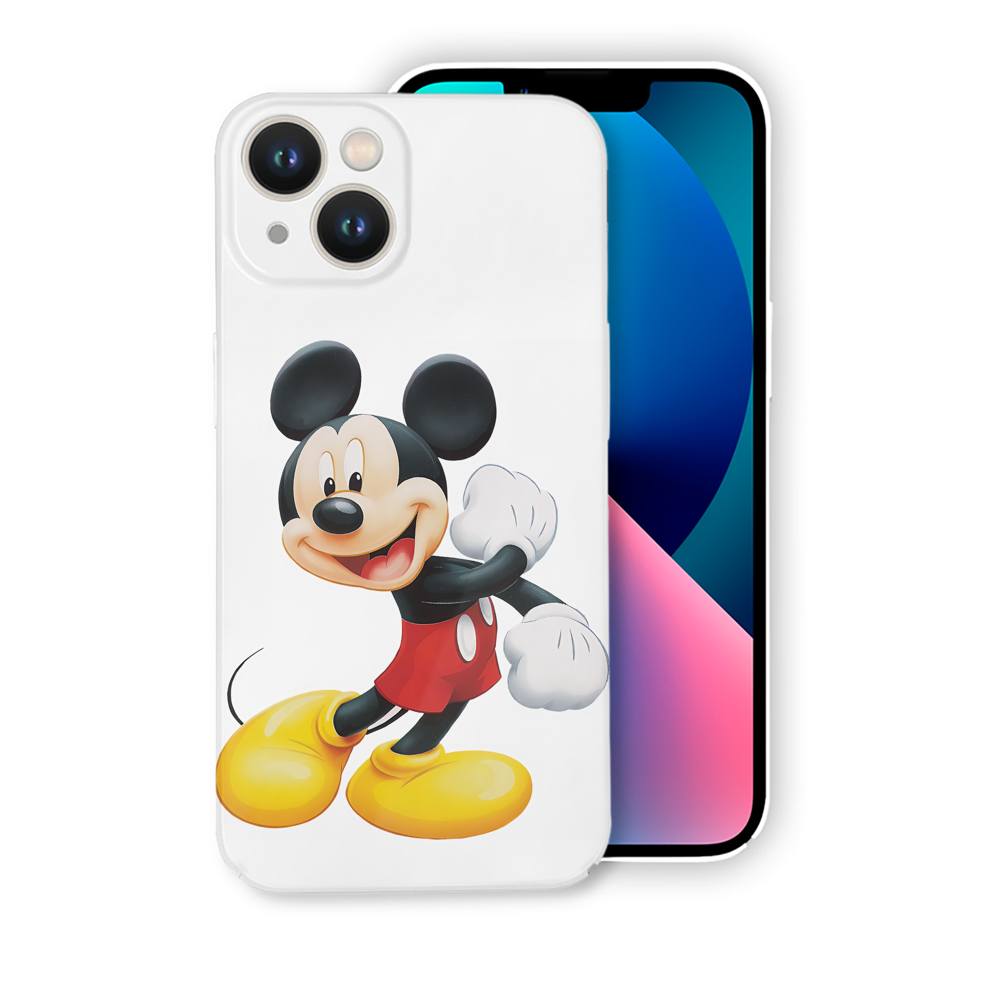 （画像用） ミッキーマウス Mickey Mouse 【iPhone 14シリーズ対応】ハードケース