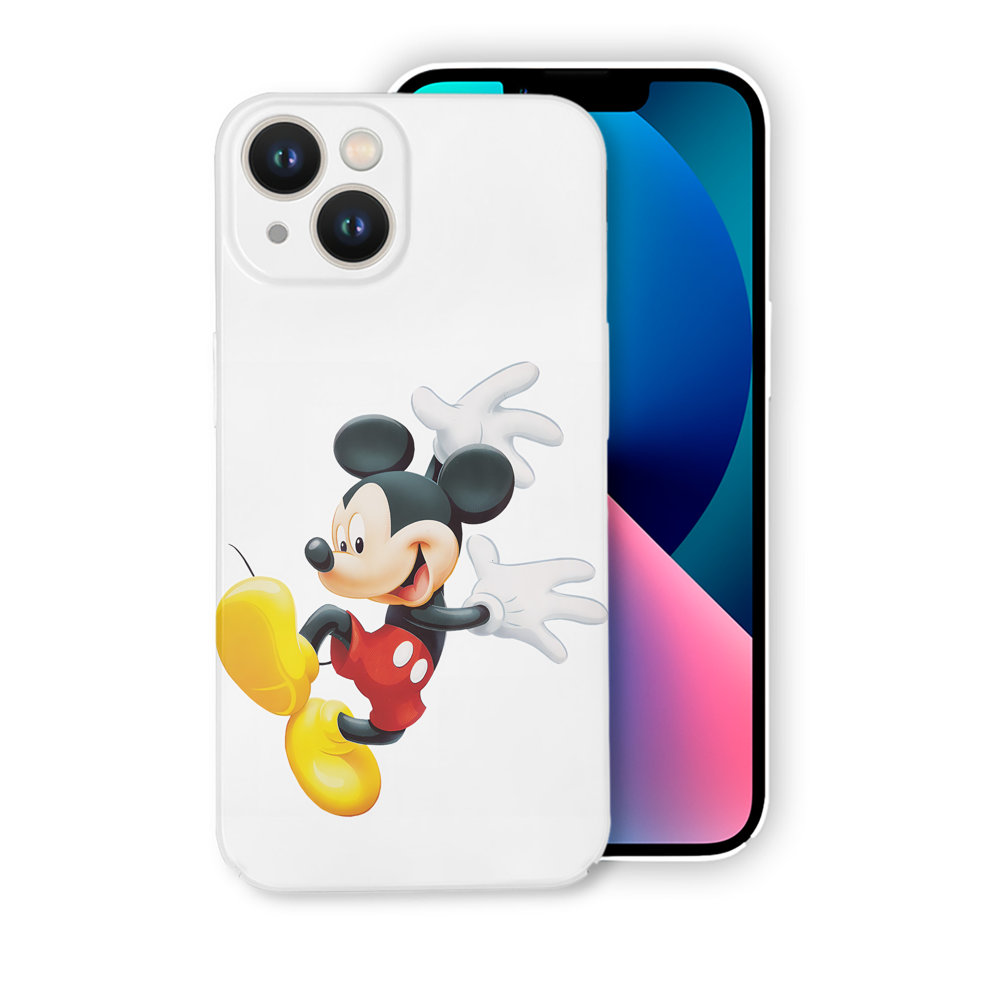 （画像用） ミッキーマウス Mickey Mouse 【iPhone 14シリーズ対応】ハードケース