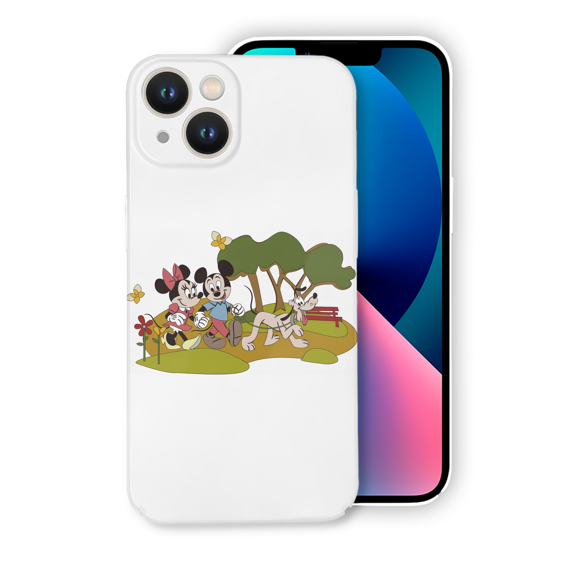 （画像用） ミッキーマウス Mickey Mouse 【iPhone 14シリーズ対応】ハードケース