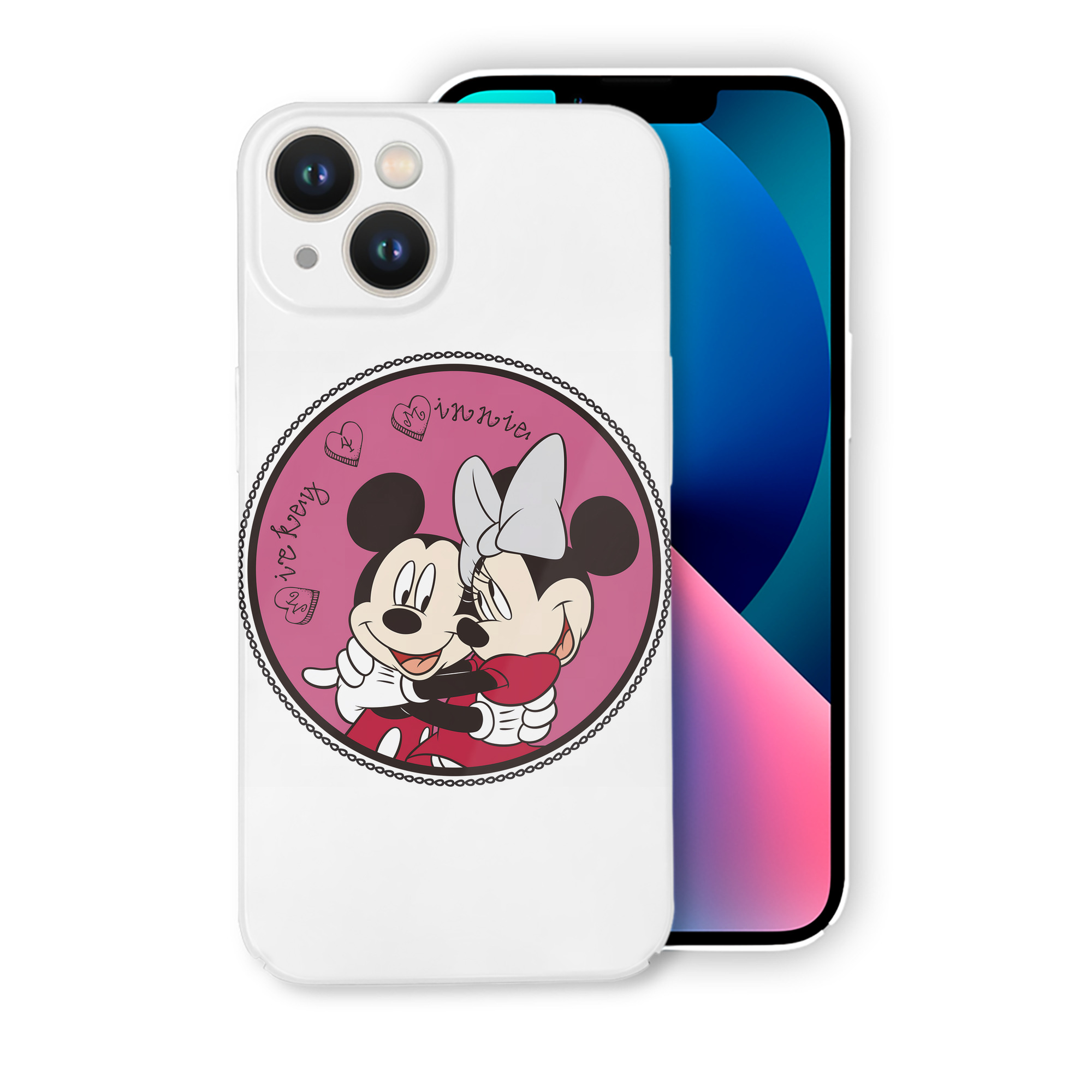 （画像用） ミッキーマウス Mickey Mouse 【iPhone 14シリーズ対応】ハードケース